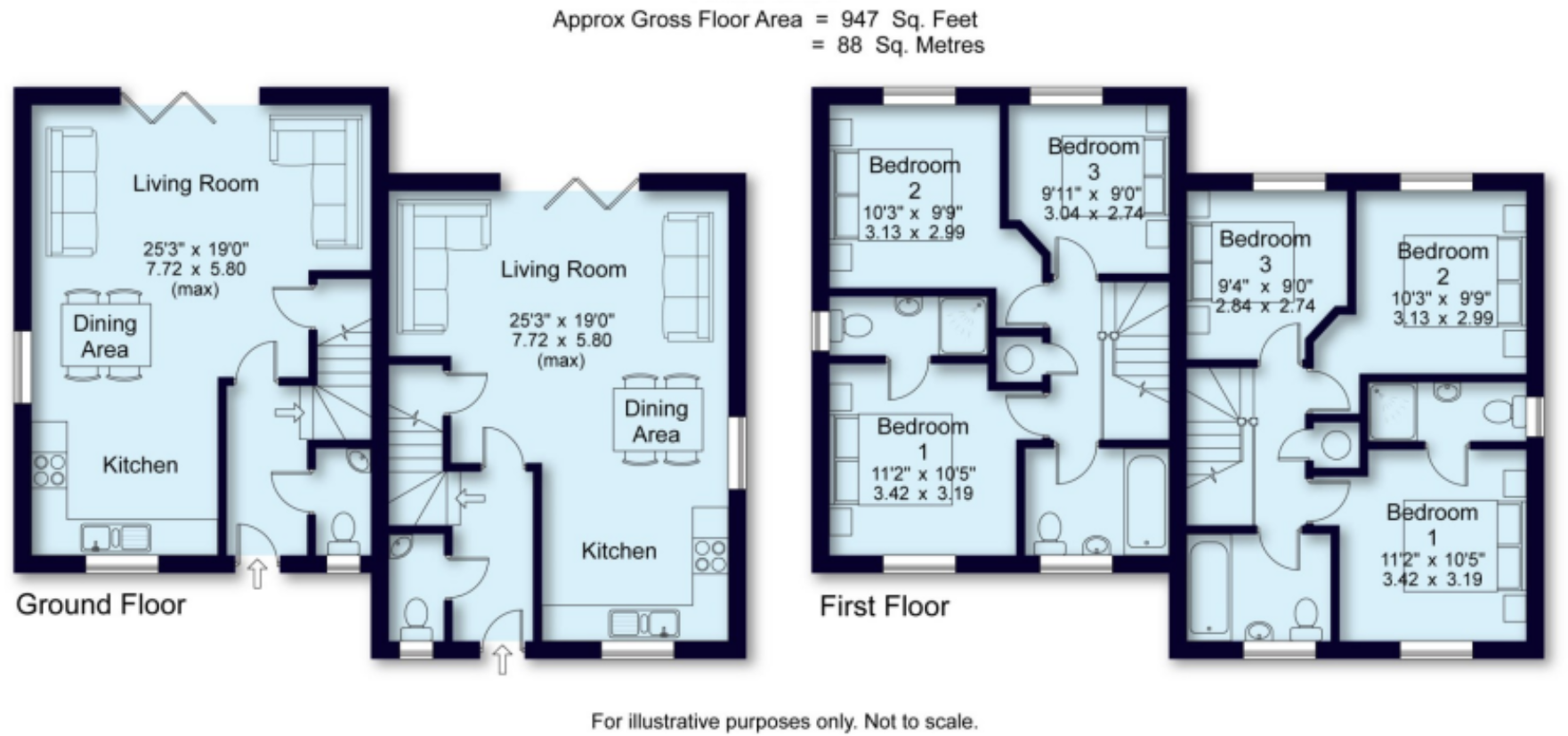 Saddle Close, Bradford, West Yorkshire, BD2 floorplan