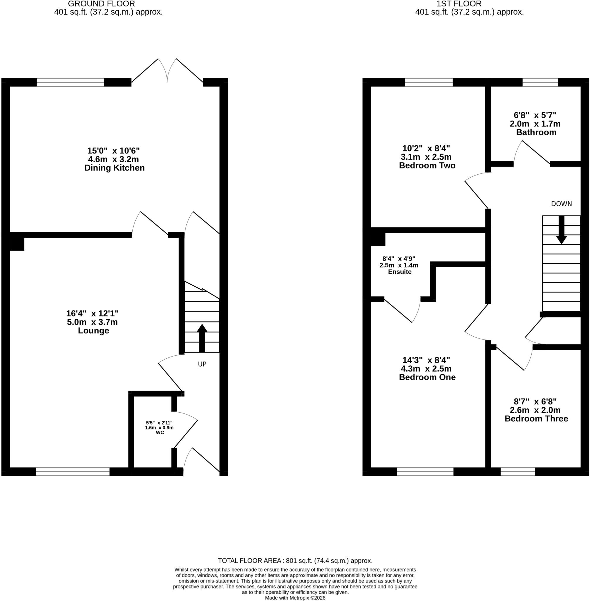 Weavers Avenue, Golcar, Huddersfield, HD7 floorplan