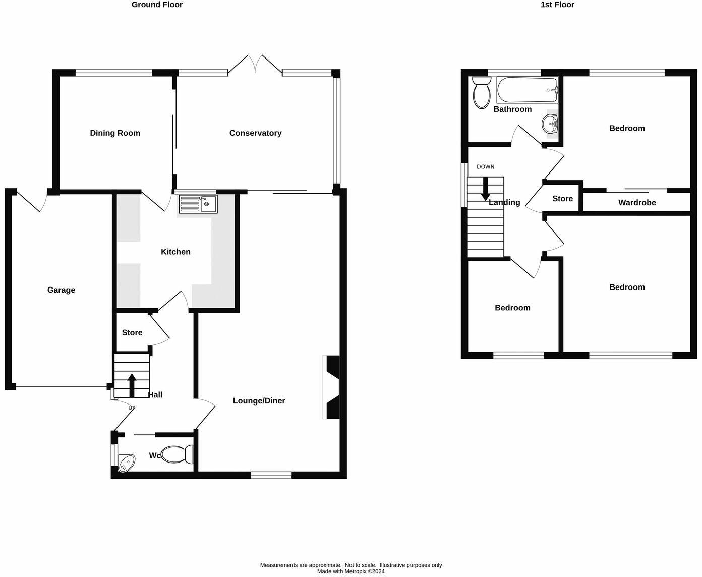 KINGSWINFORD, Charterfield Drive floorplan