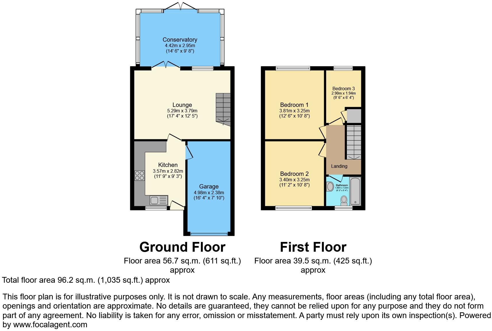 Amos Jacques Road, Bedworth, CV12 floorplan