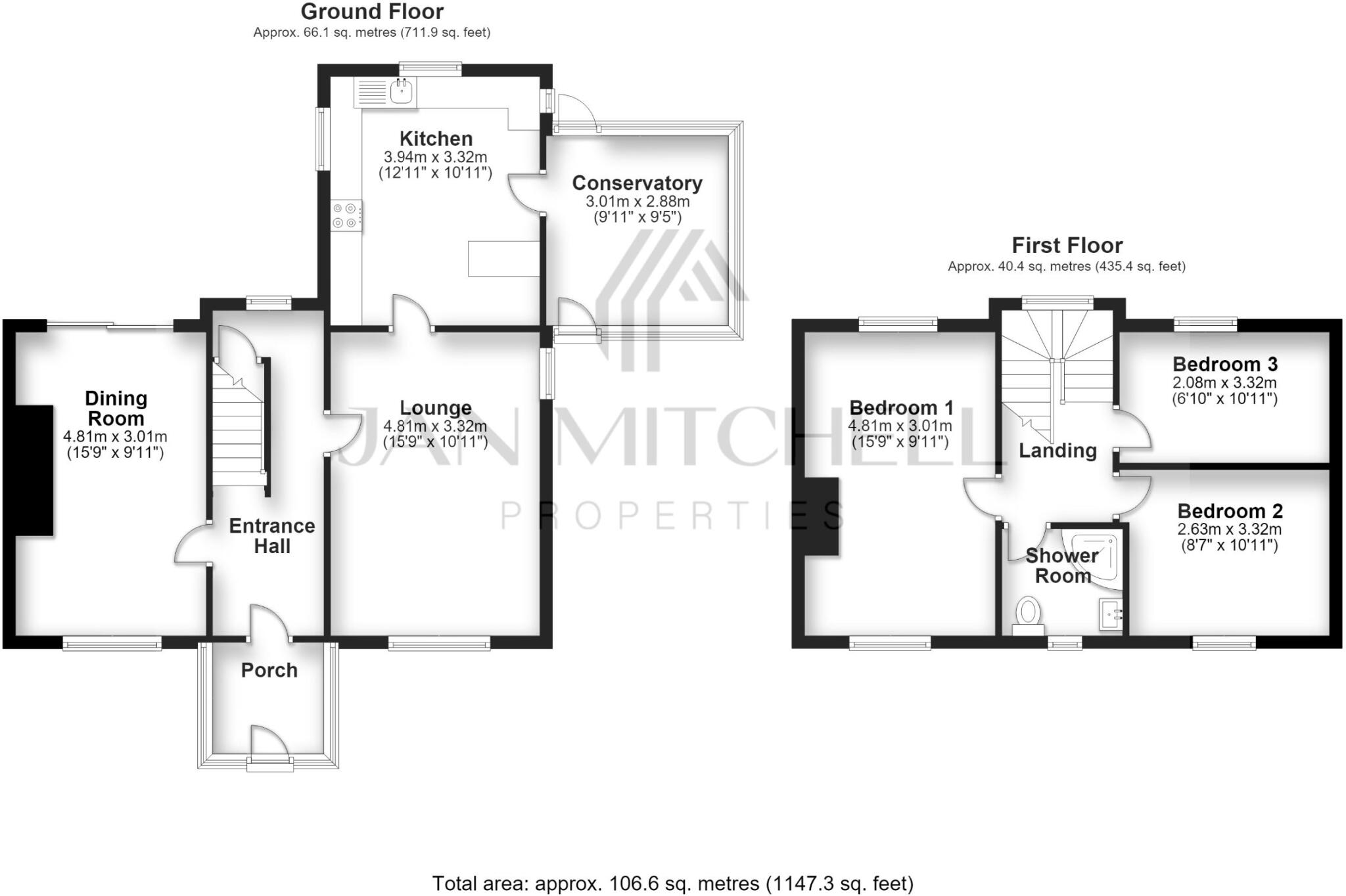 Crawley Gardens, Whickham, Newcastle upon Tyne floorplan