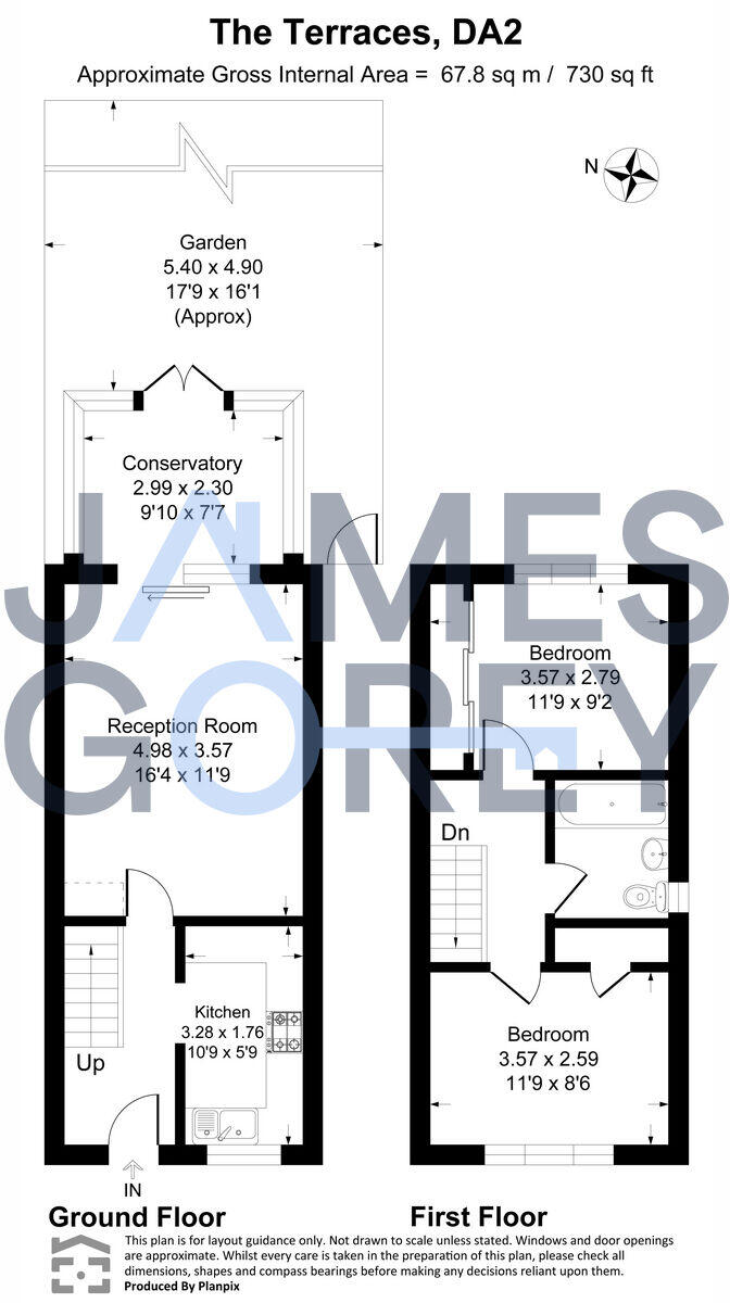 The Terraces, Dartford, DA2 6BX floorplan