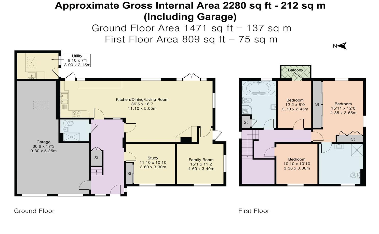 Peppard Road, Emmer Green, Reading floorplan