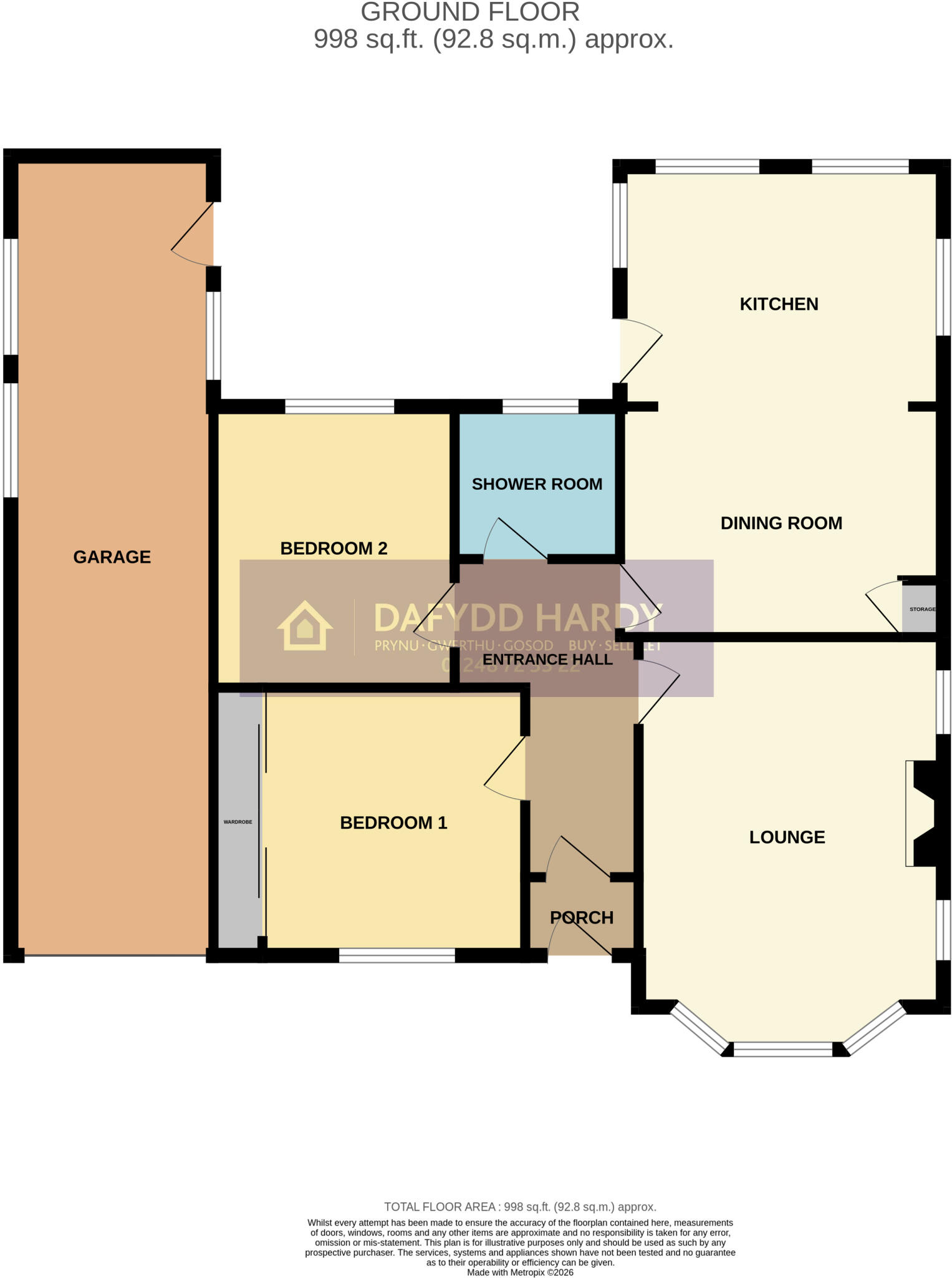 Arfryn, Llandudno, Conwy, LL30 floorplan