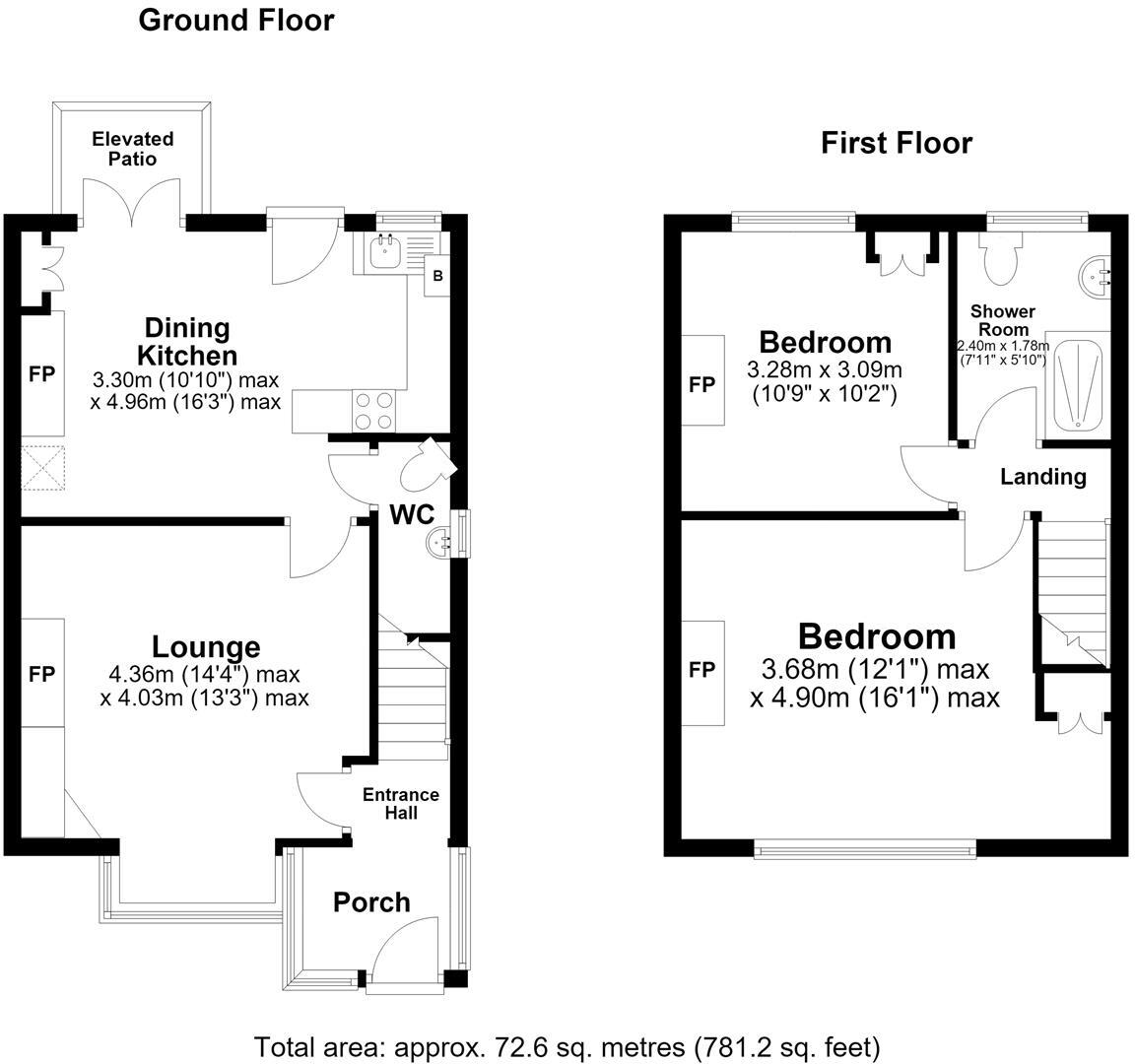 Woodhouse Lane, Woodhouse, Brighouse HD6 floorplan