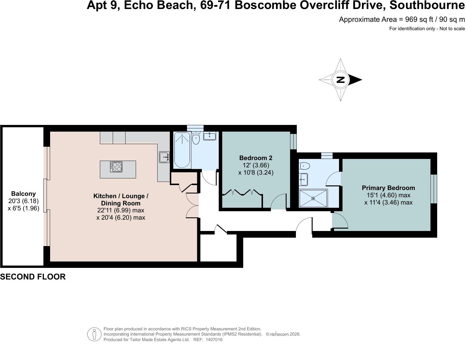 Boscombe Overcliff Drive, Southbourne, Bournemouth, Dorset, BH5 floorplan