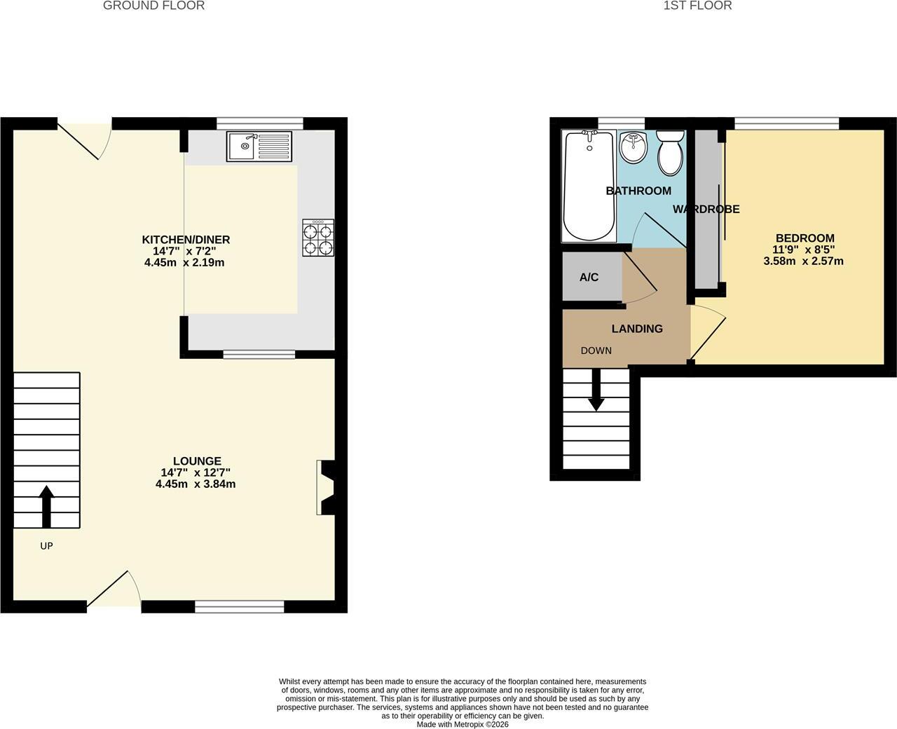 Allington Close, Taunton floorplan
