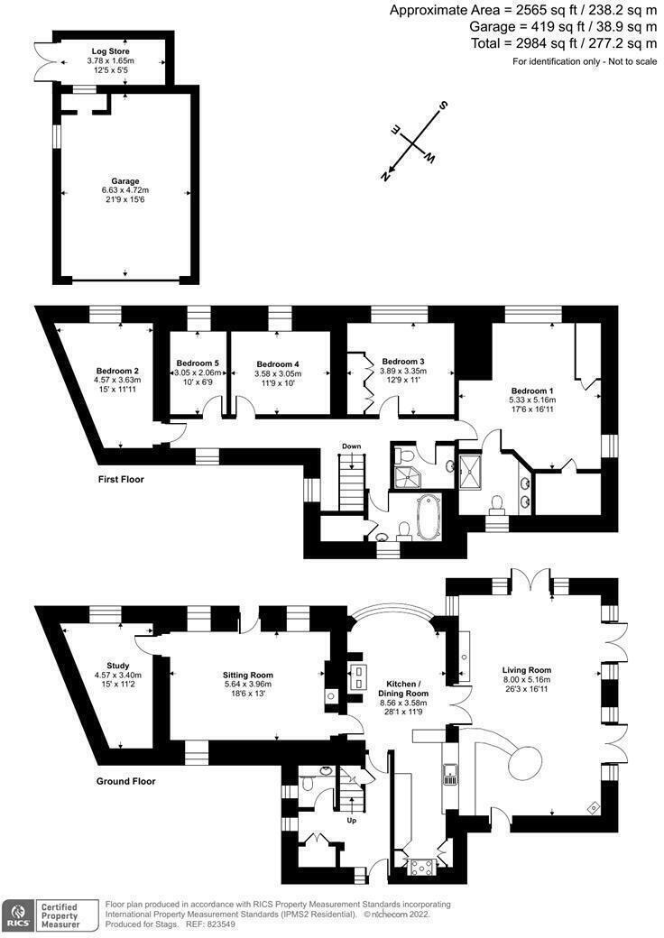 Wendron, Charming home with approx 6.37 acres floorplan