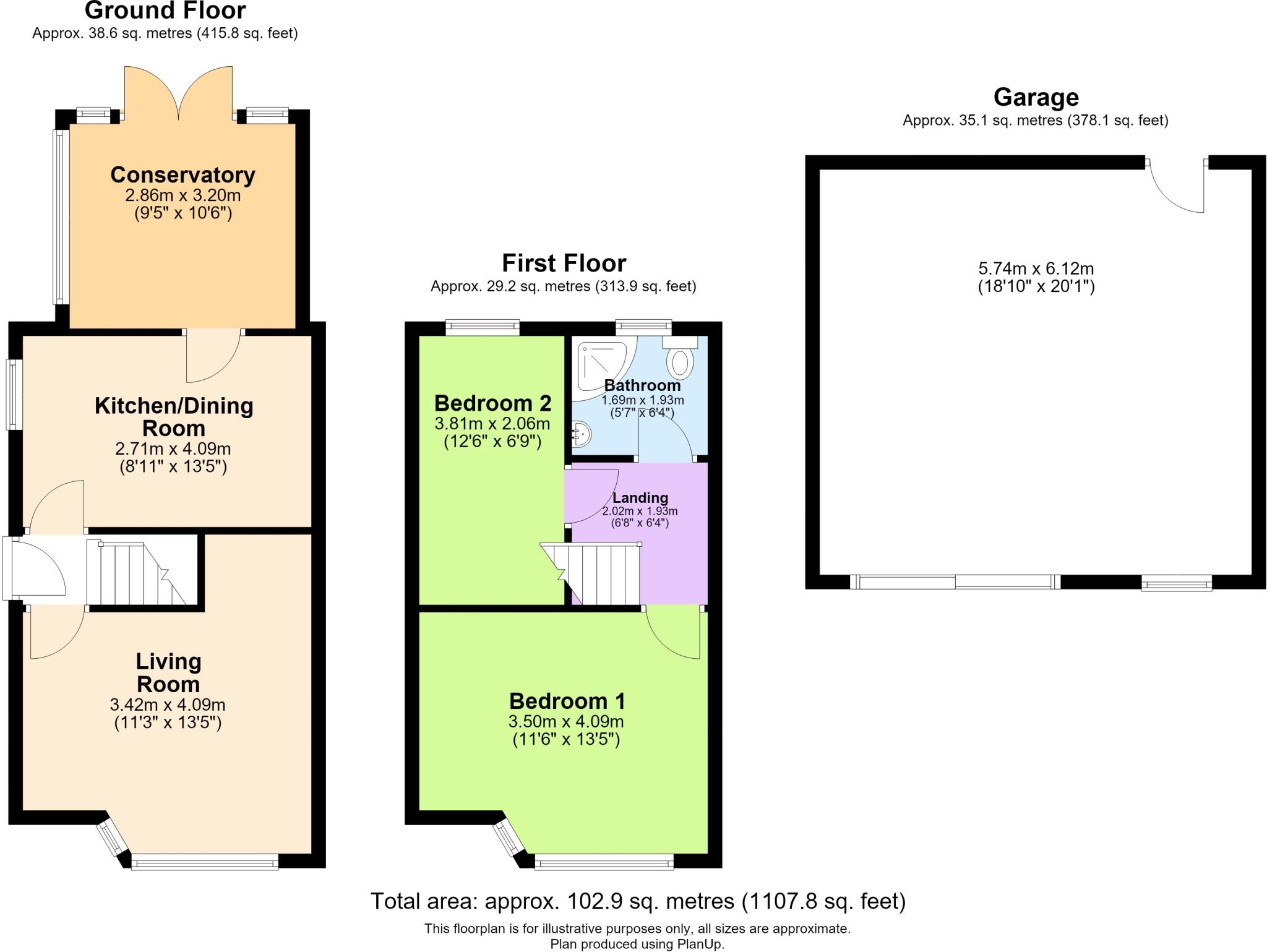 Beach Road, Severn Beach, South Gloucestershire floorplan