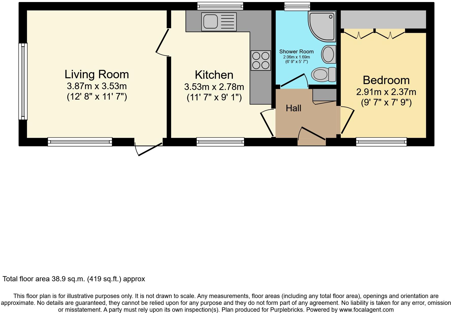 The Glade, Builth Wells, LD2 floorplan