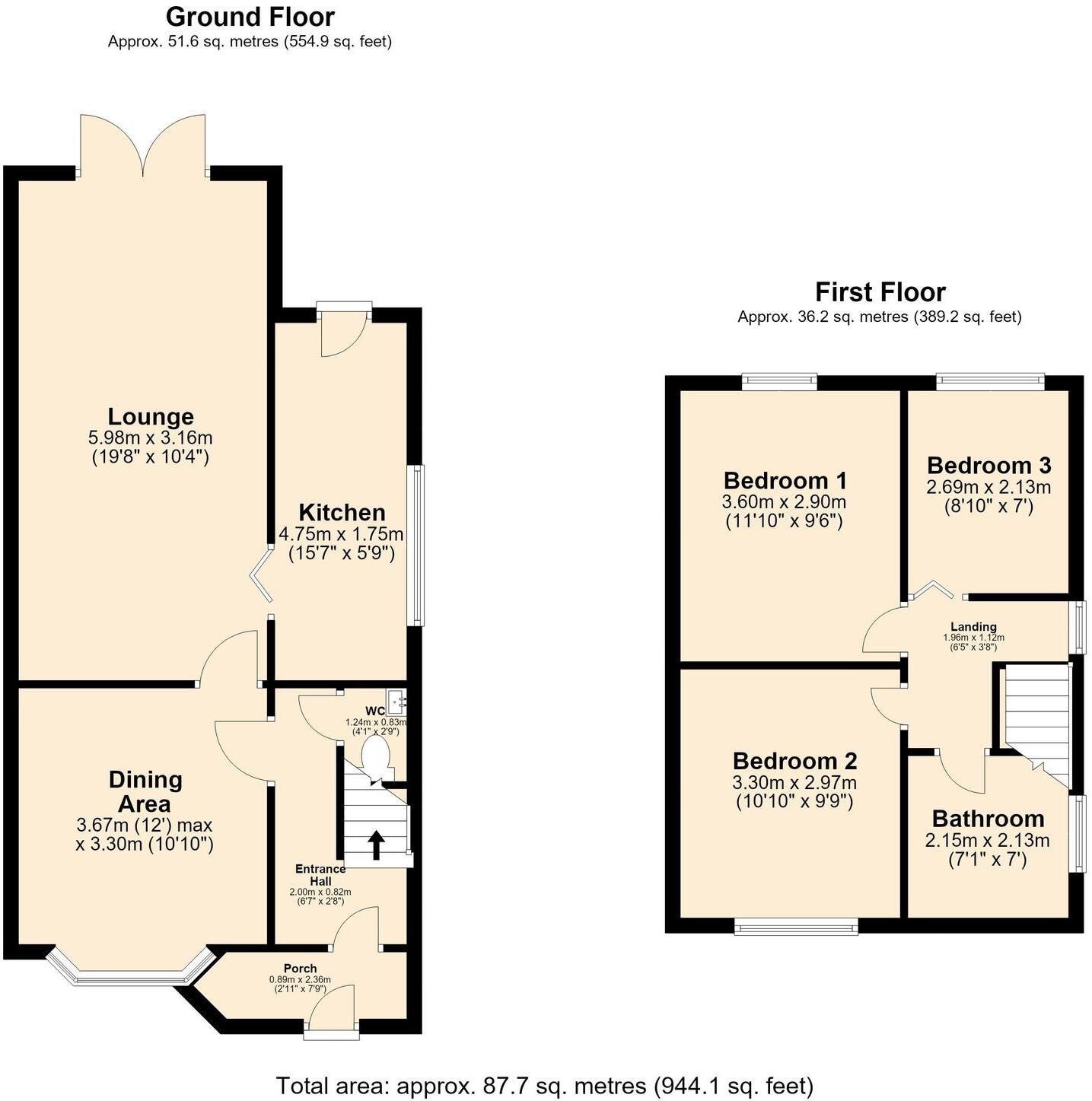 Brookdale Road, Nuneaton, CV10 floorplan
