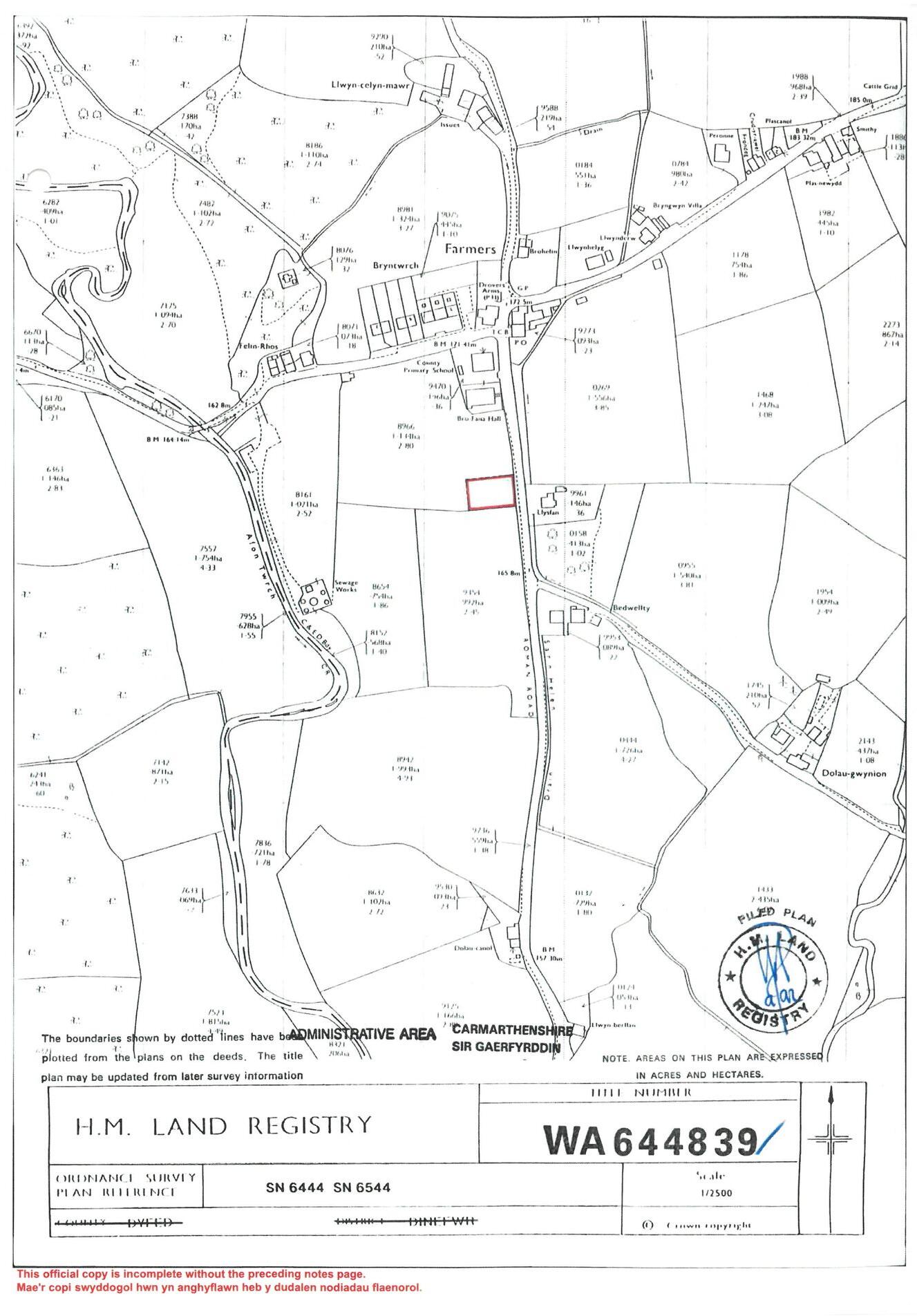Ffarmers, Llanwrda, SA19 floorplan