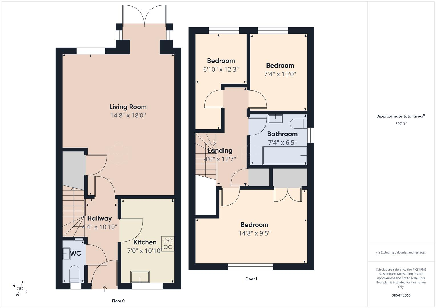 Windsor Gardens, Croft, Leicester floorplan