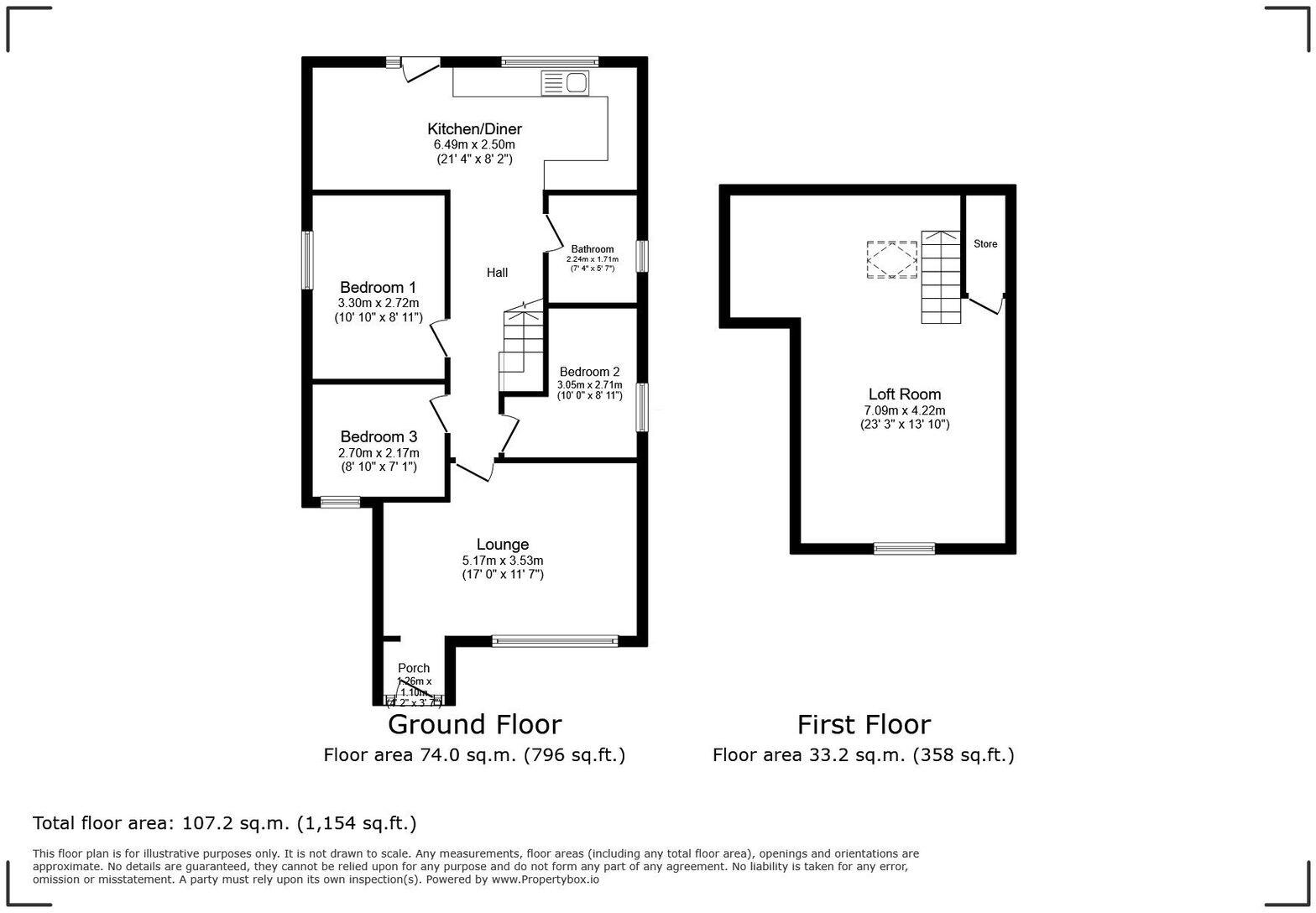 Clwyd Gardens, Kinmel Bay, Conwy LL18 5NB floorplan
