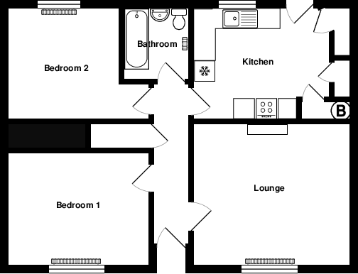 Weir Close, Buckden, Cambridgeshire floorplan