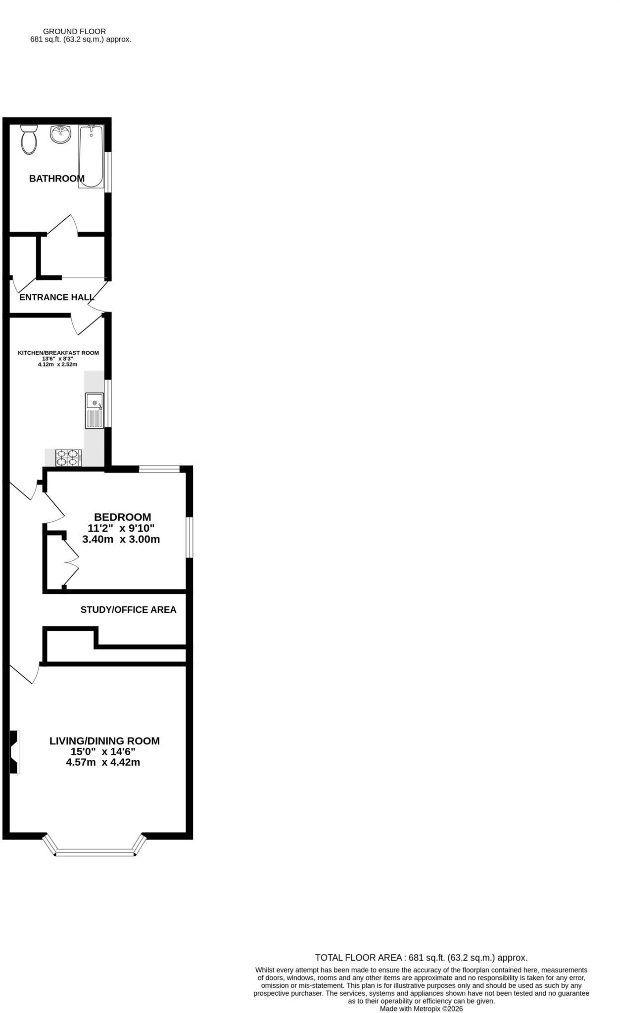 Hemdean Hill, Caversham floorplan