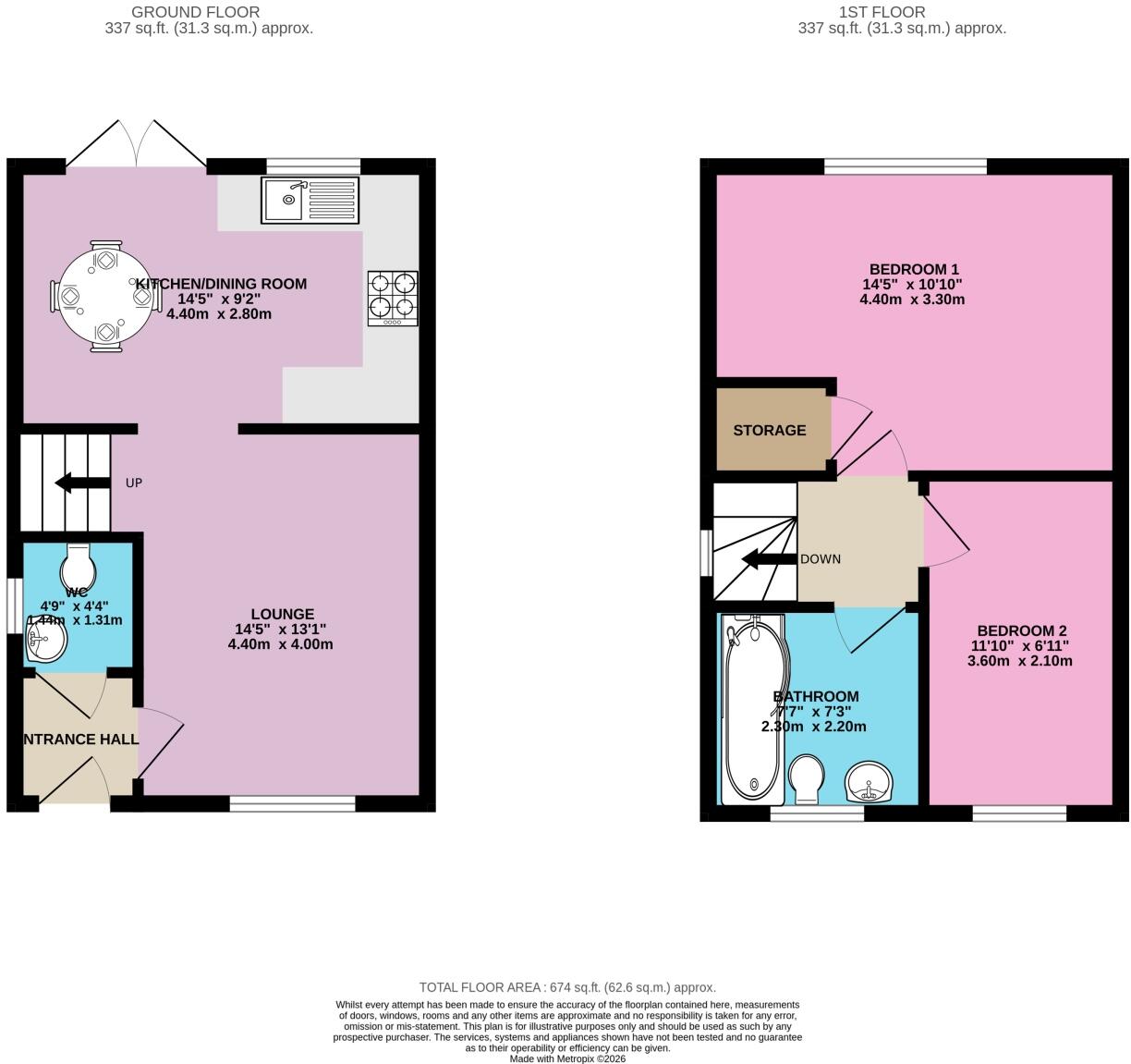 Bridle Mews, Thorpe Willoughby, Selby, YO8 floorplan