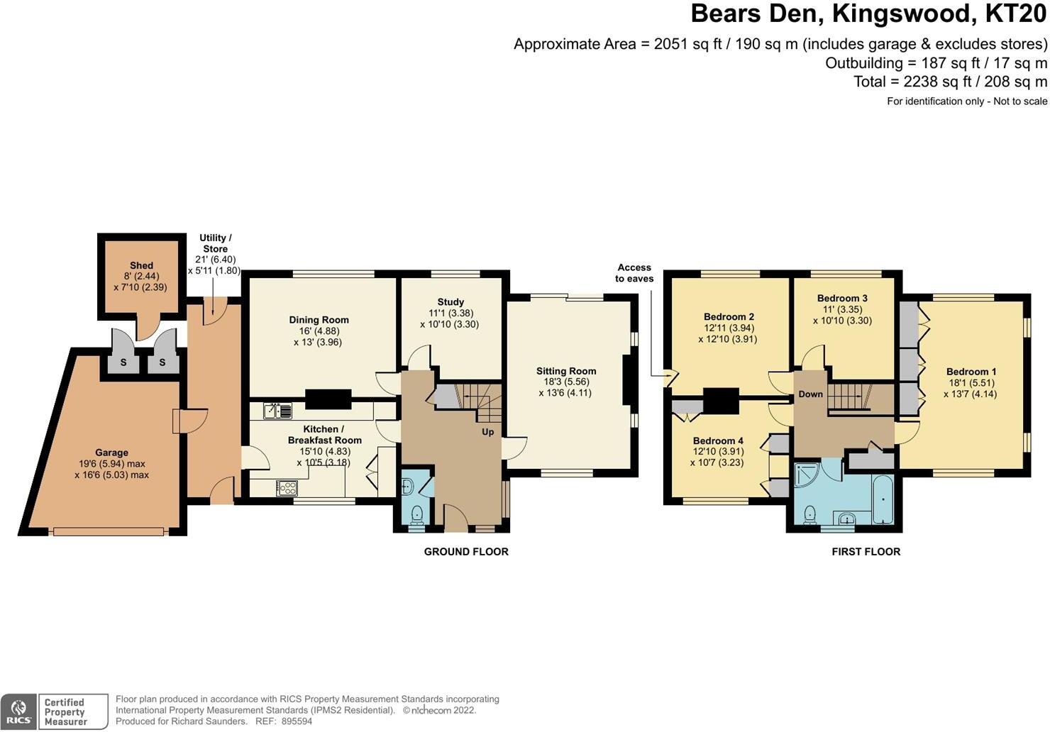 Bears Den, Kingswood floorplan