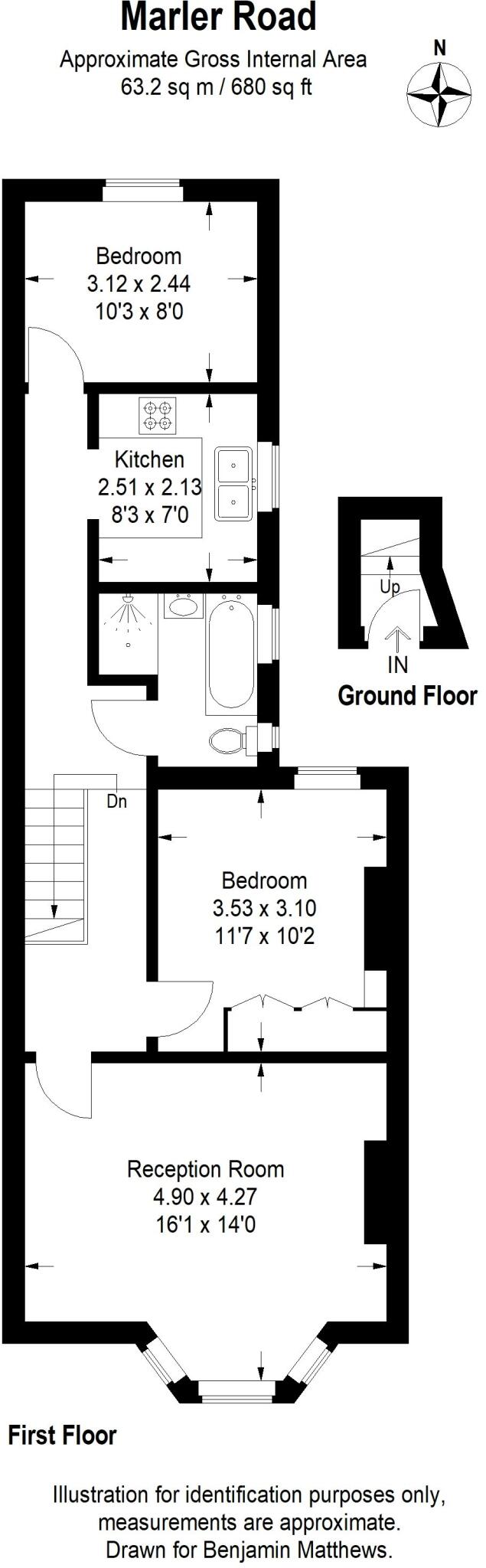 Marler Road, Forest Hill, London, SE23 2AD floorplan
