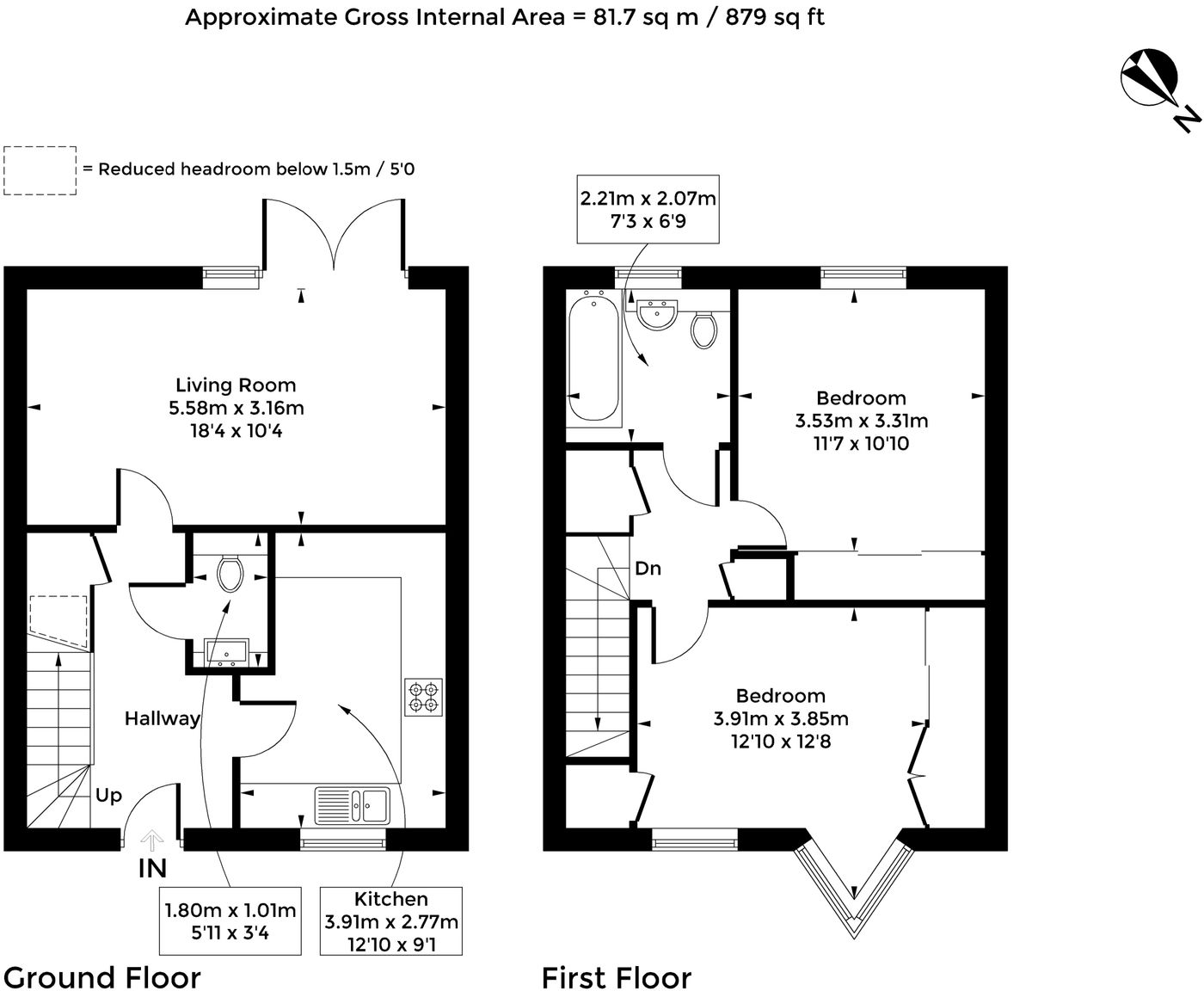 Rosebay Gardens, Headington, OX3 floorplan