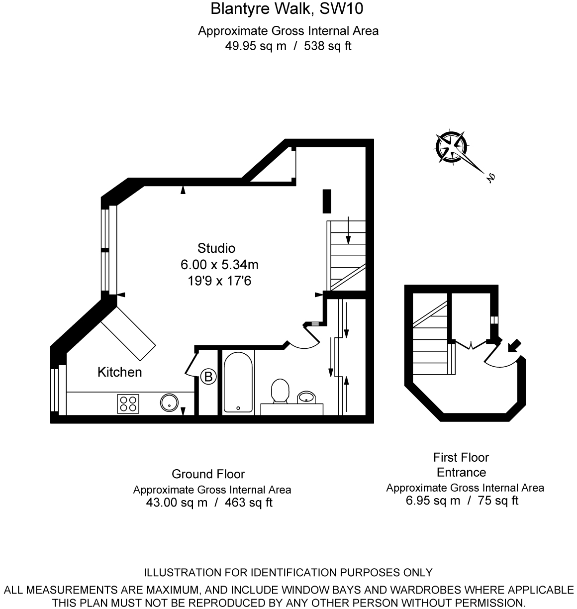 Blantyre Walk, Chelsea floorplan