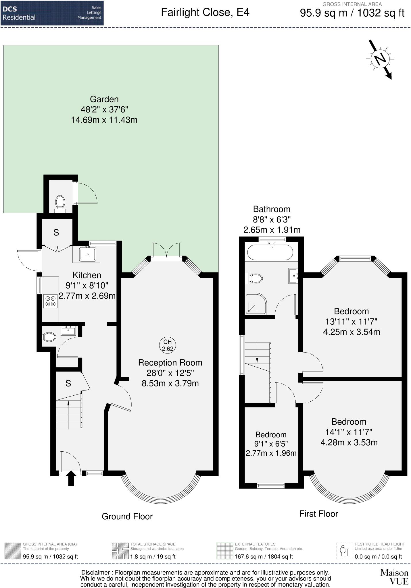 Fairlight Close, Chingford, Waltham Forest floorplan