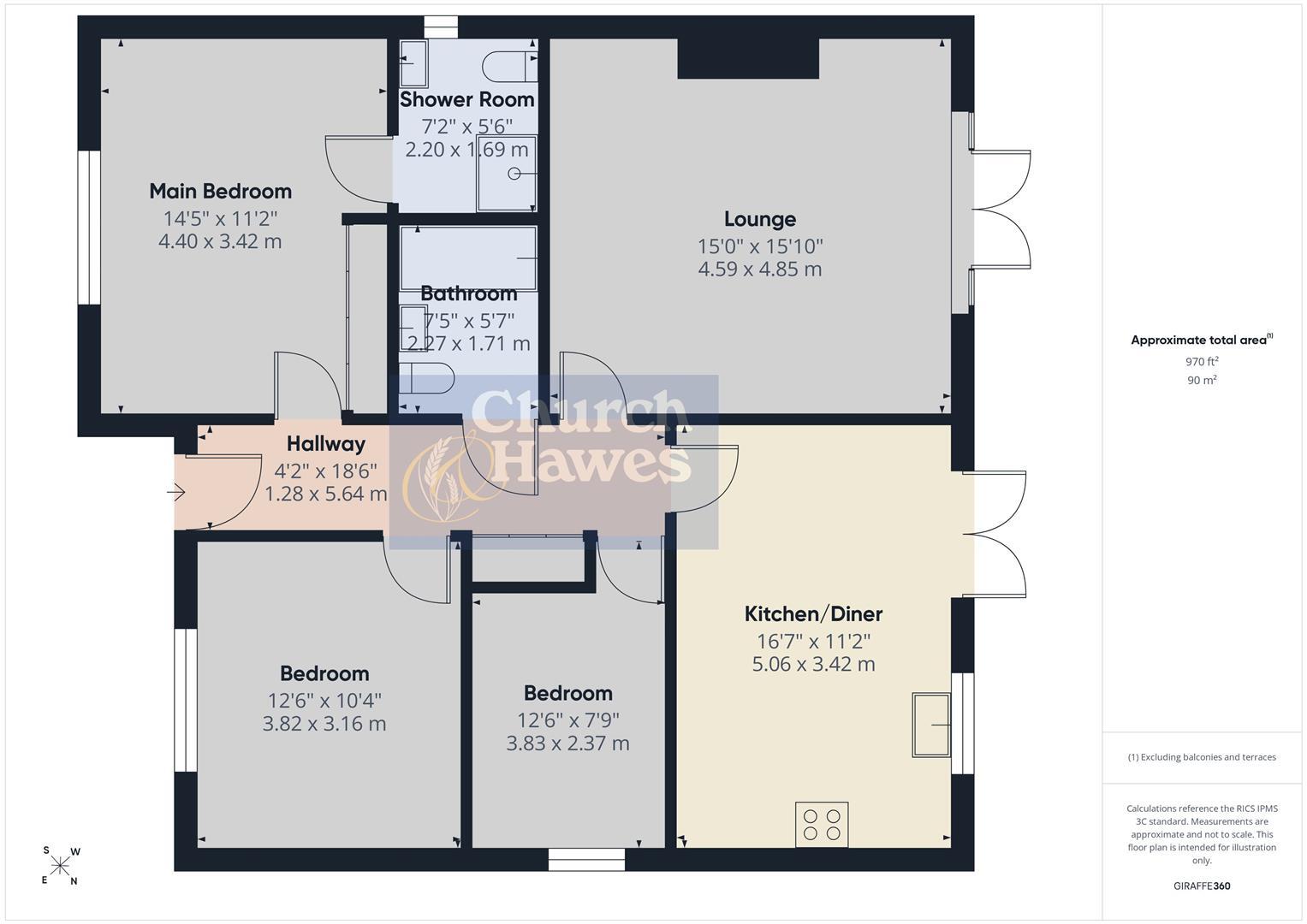 Greenways Chase, Maldon floorplan