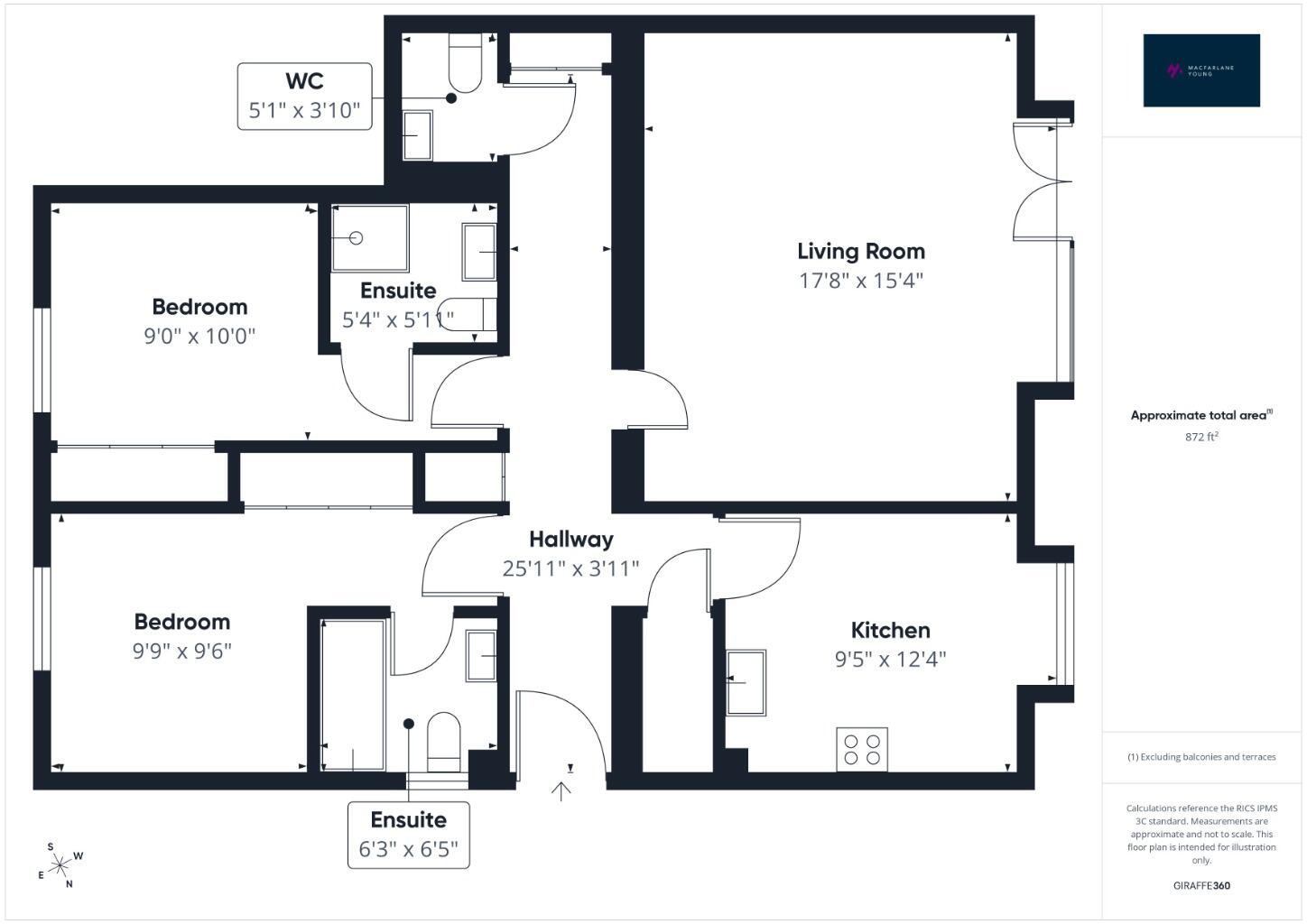 Frairshall, Paisley, PA2 floorplan