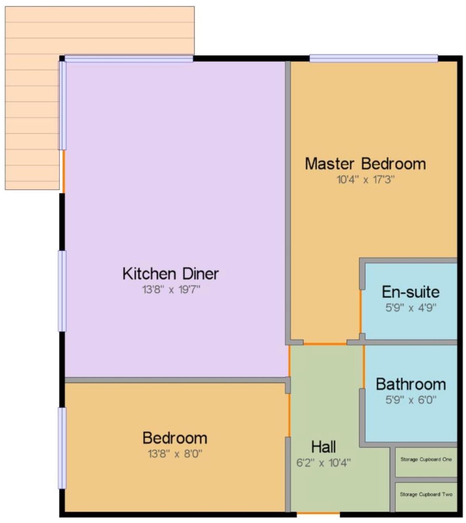 St. James Gate, The Bar St. James Gate, NE1 floorplan