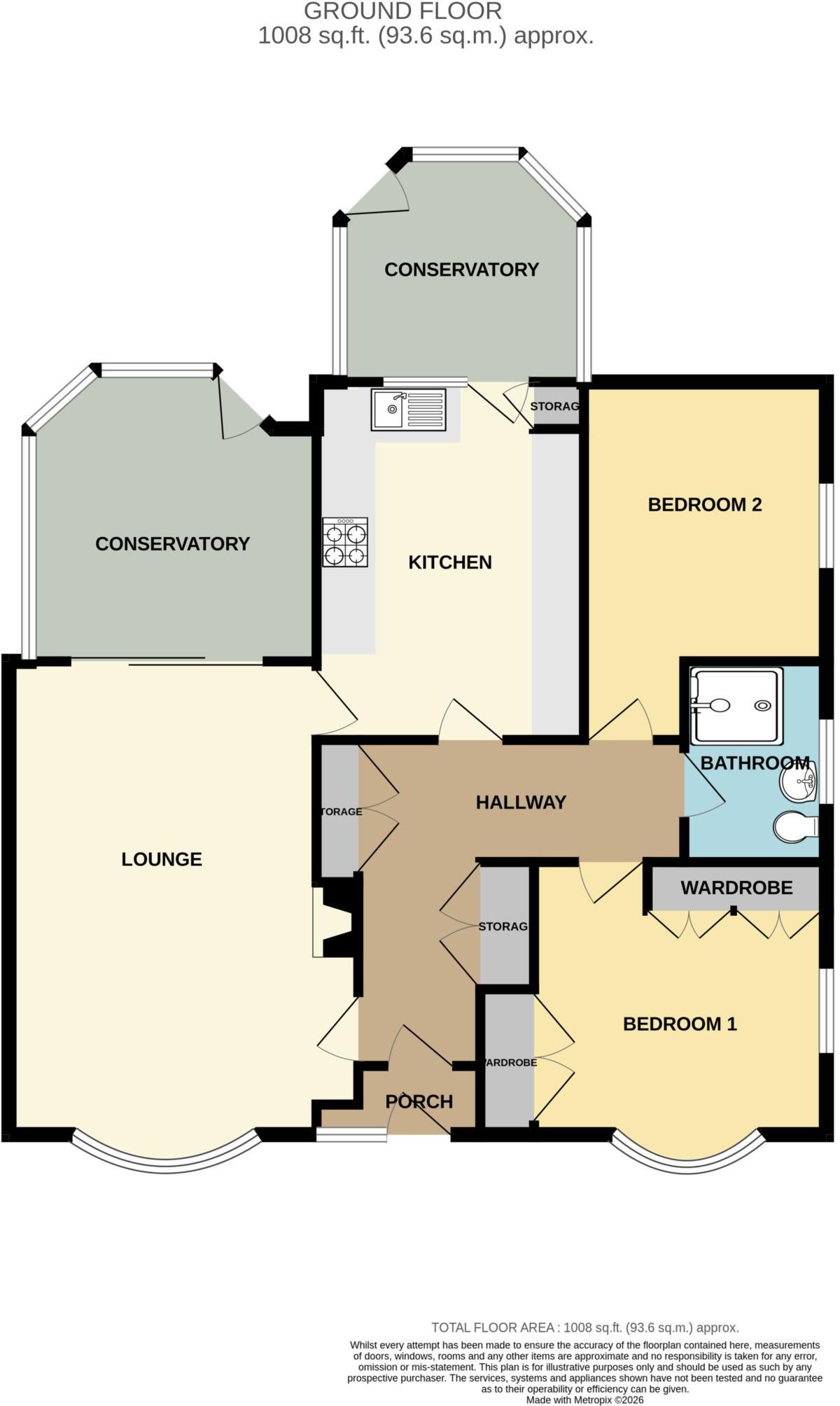 Well Lane, Higher Bebington floorplan