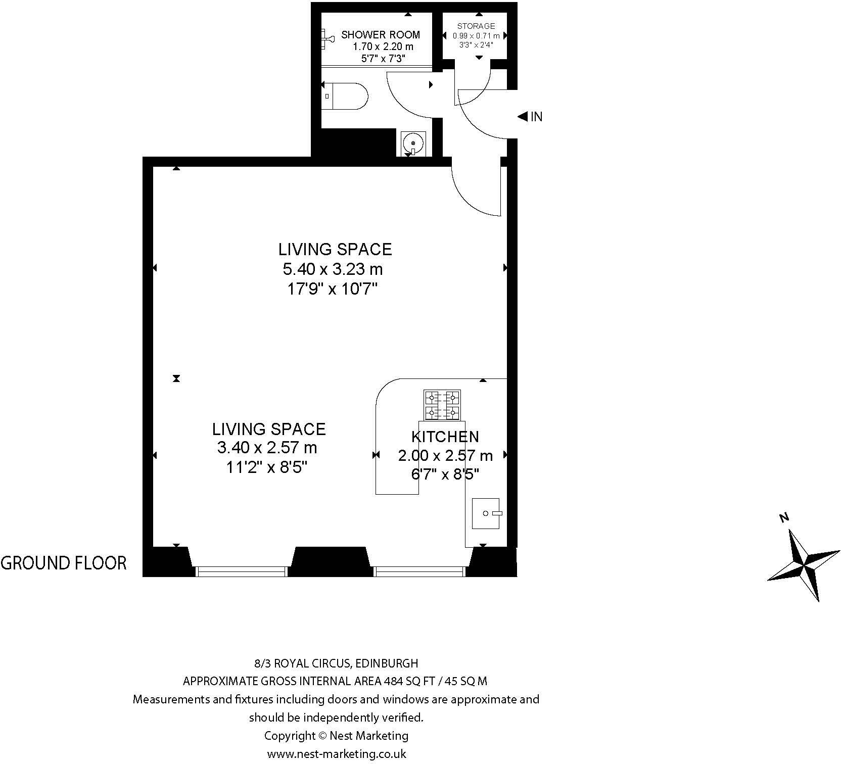 Royal Circus, Edinburgh floorplan