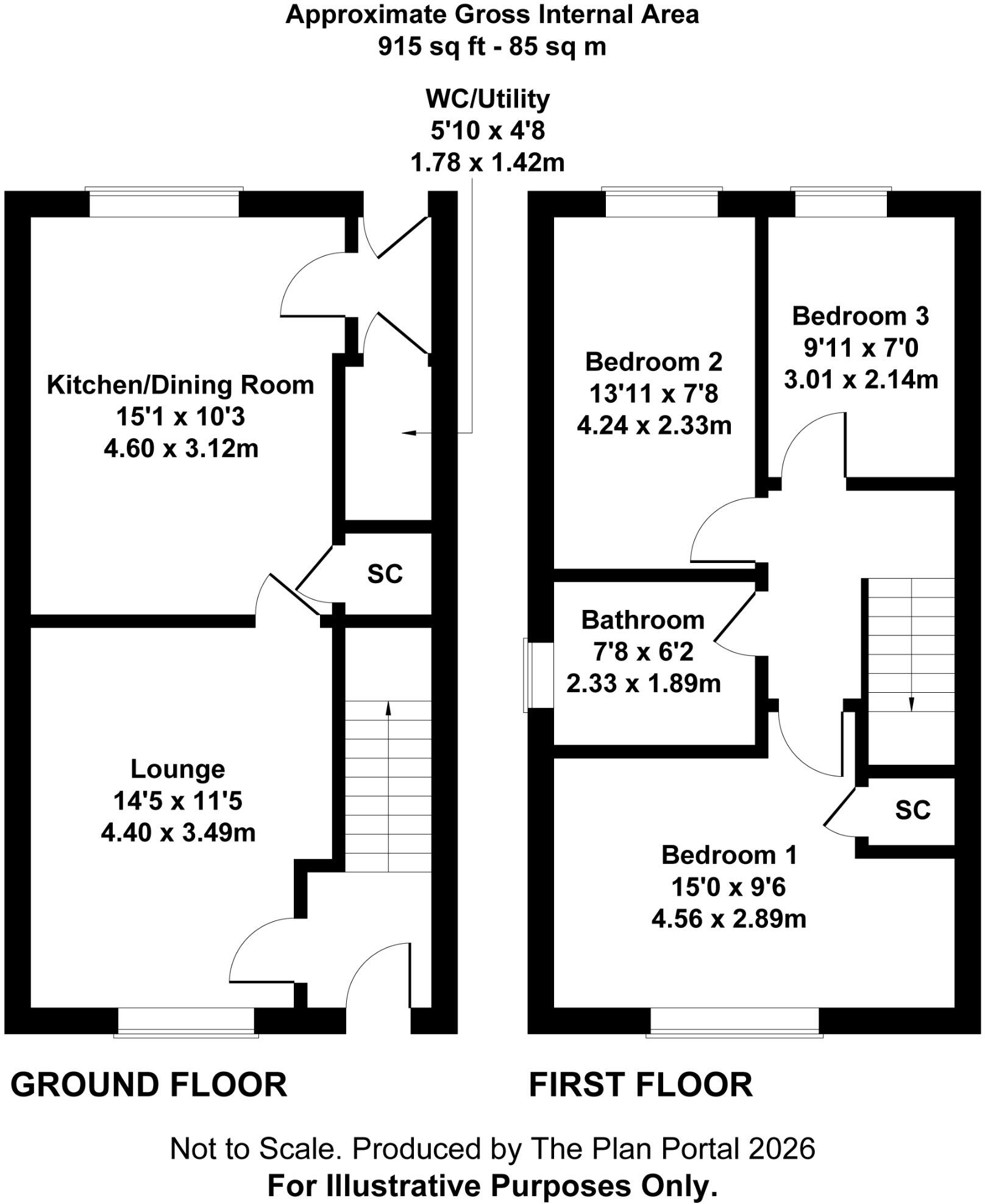 Beauchamp Avenue, Midsomer Norton floorplan
