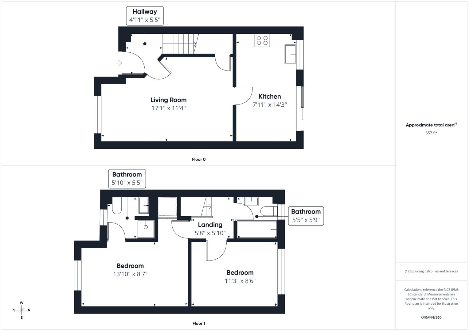 Flemming Avenue, Ruislip floorplan