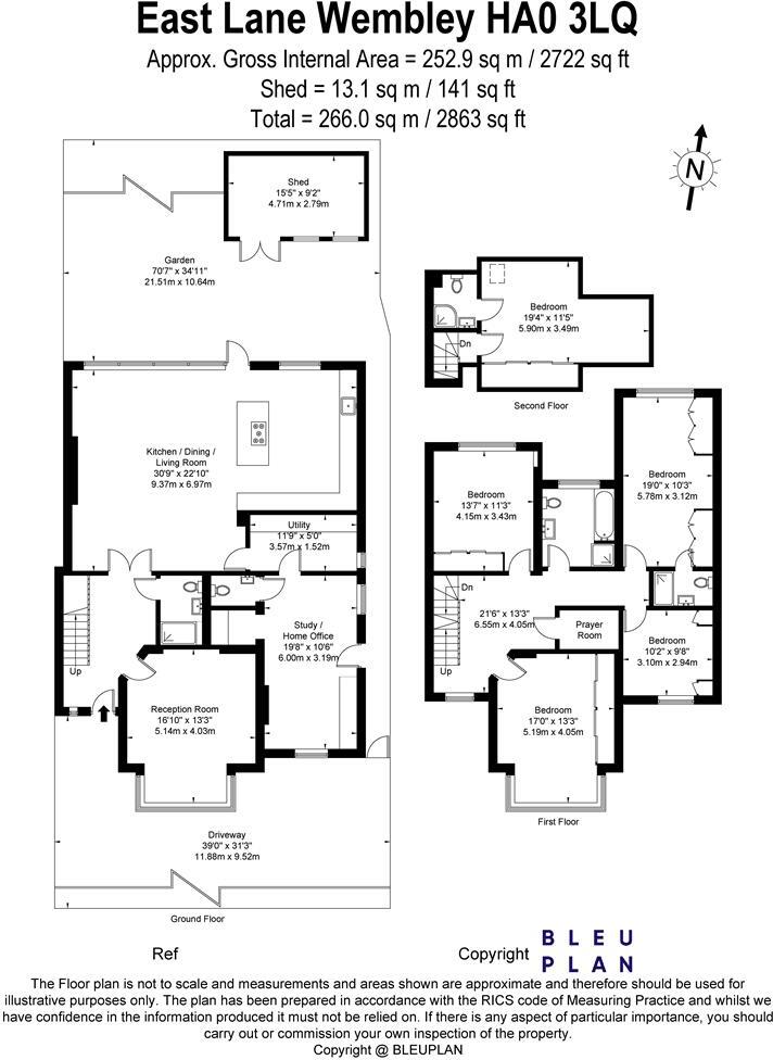 East Lane, Wembley floorplan