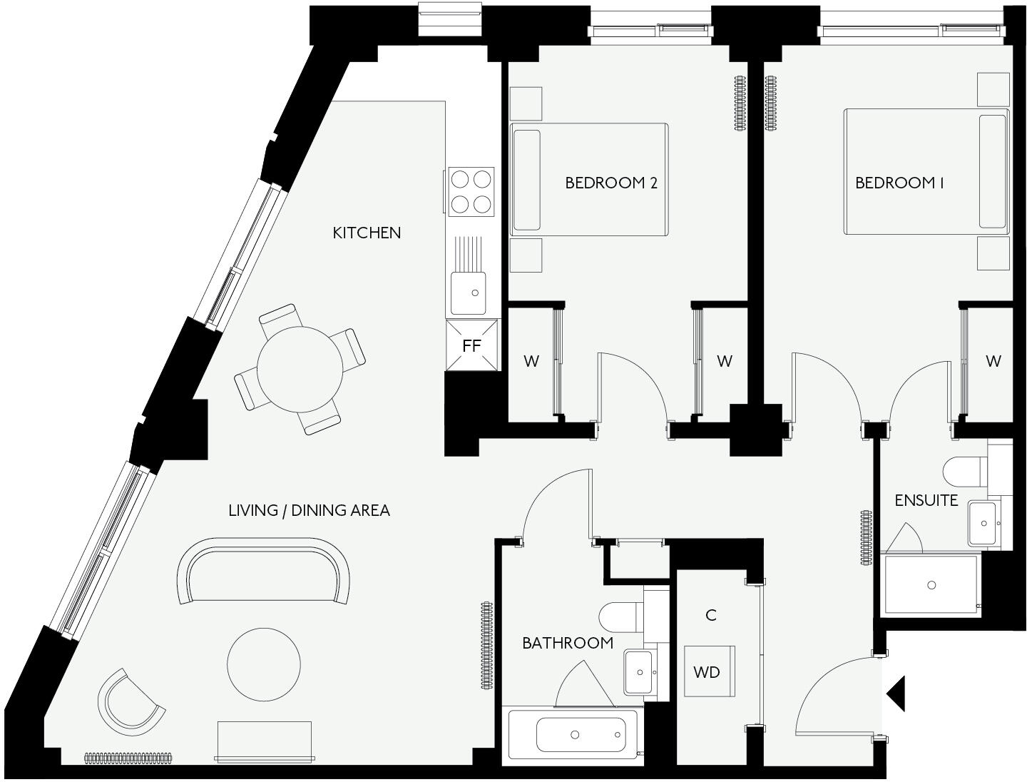 Eades Apartments, Selborne Road, London, E17 7GD floorplan