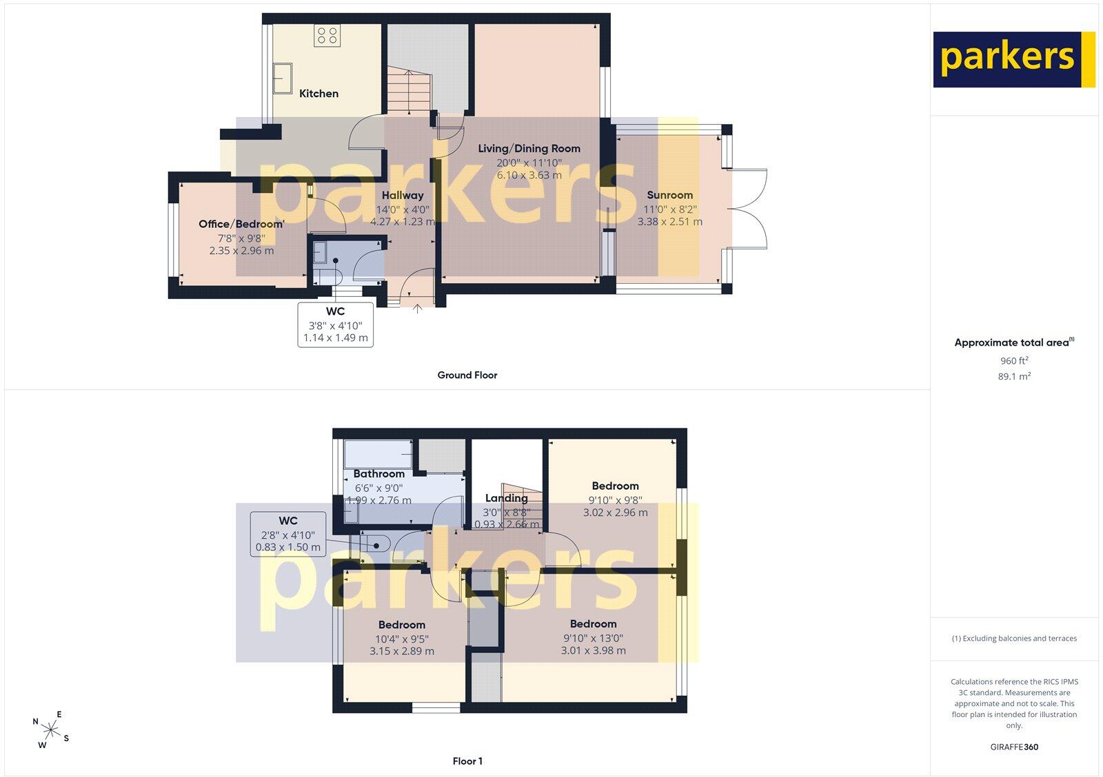 Ragley Mews, Caversham, Reading, Berkshire, RG4 floorplan