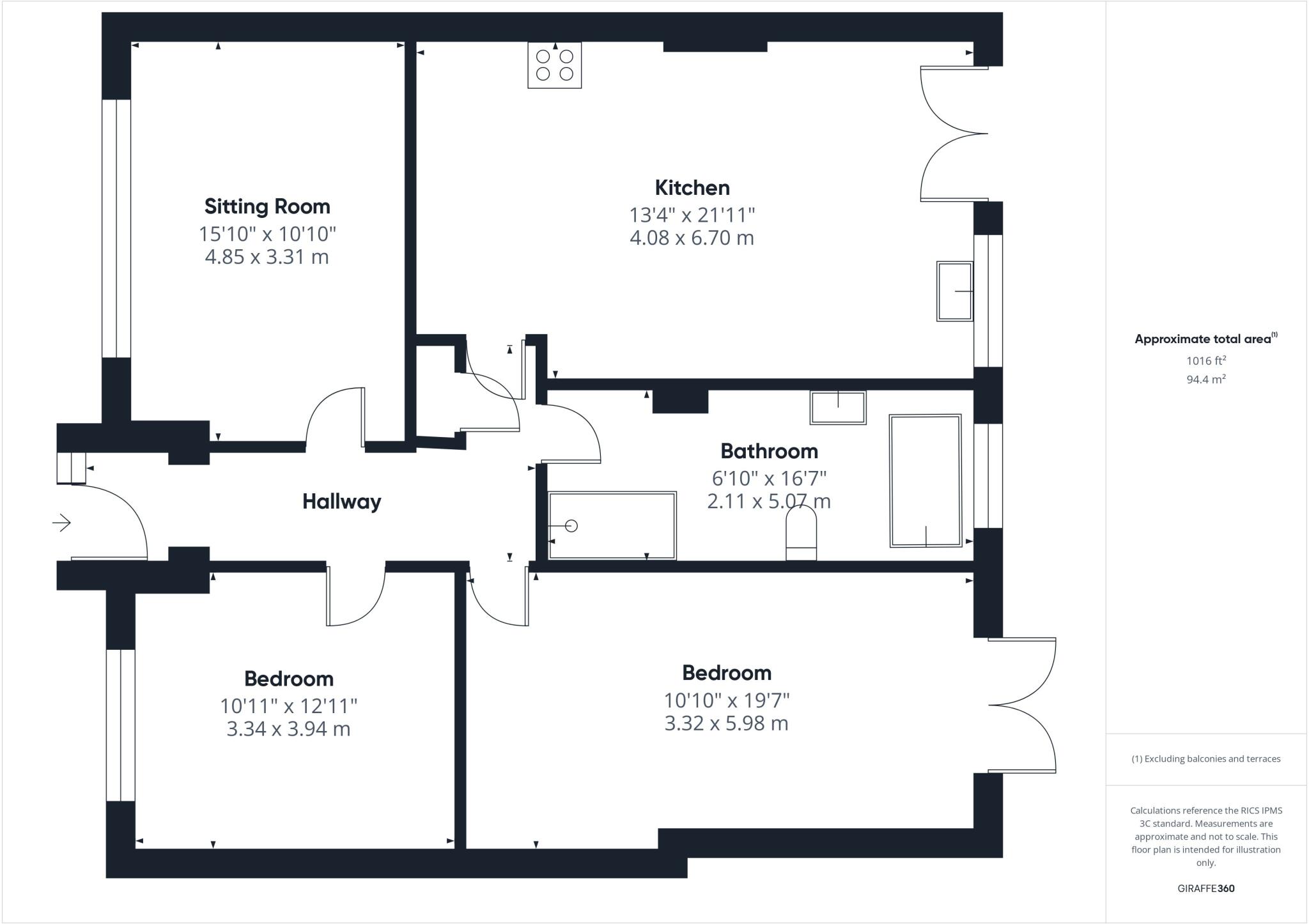 Burley Road, Bransgore, Christchurch, Dorset, BH23 floorplan