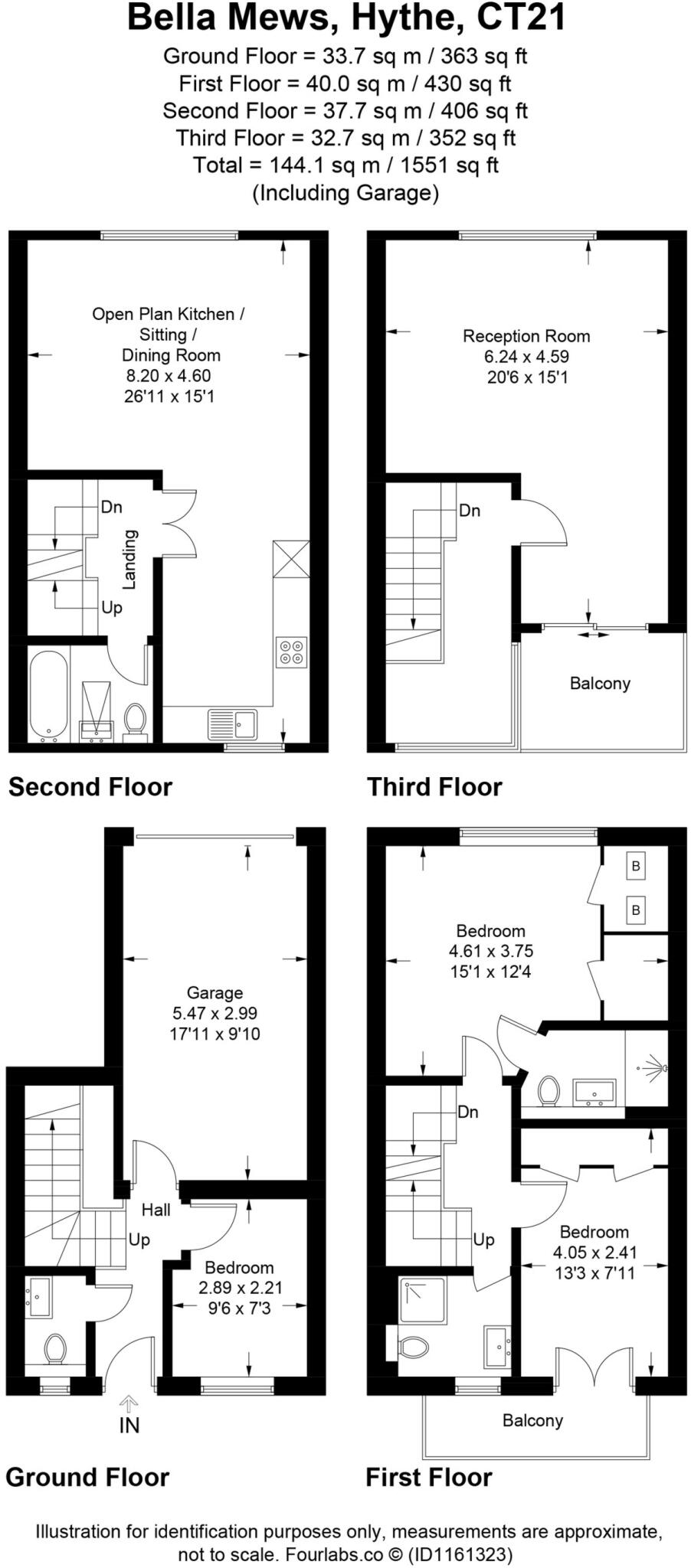 Seabrook Road, Hythe, CT21 floorplan
