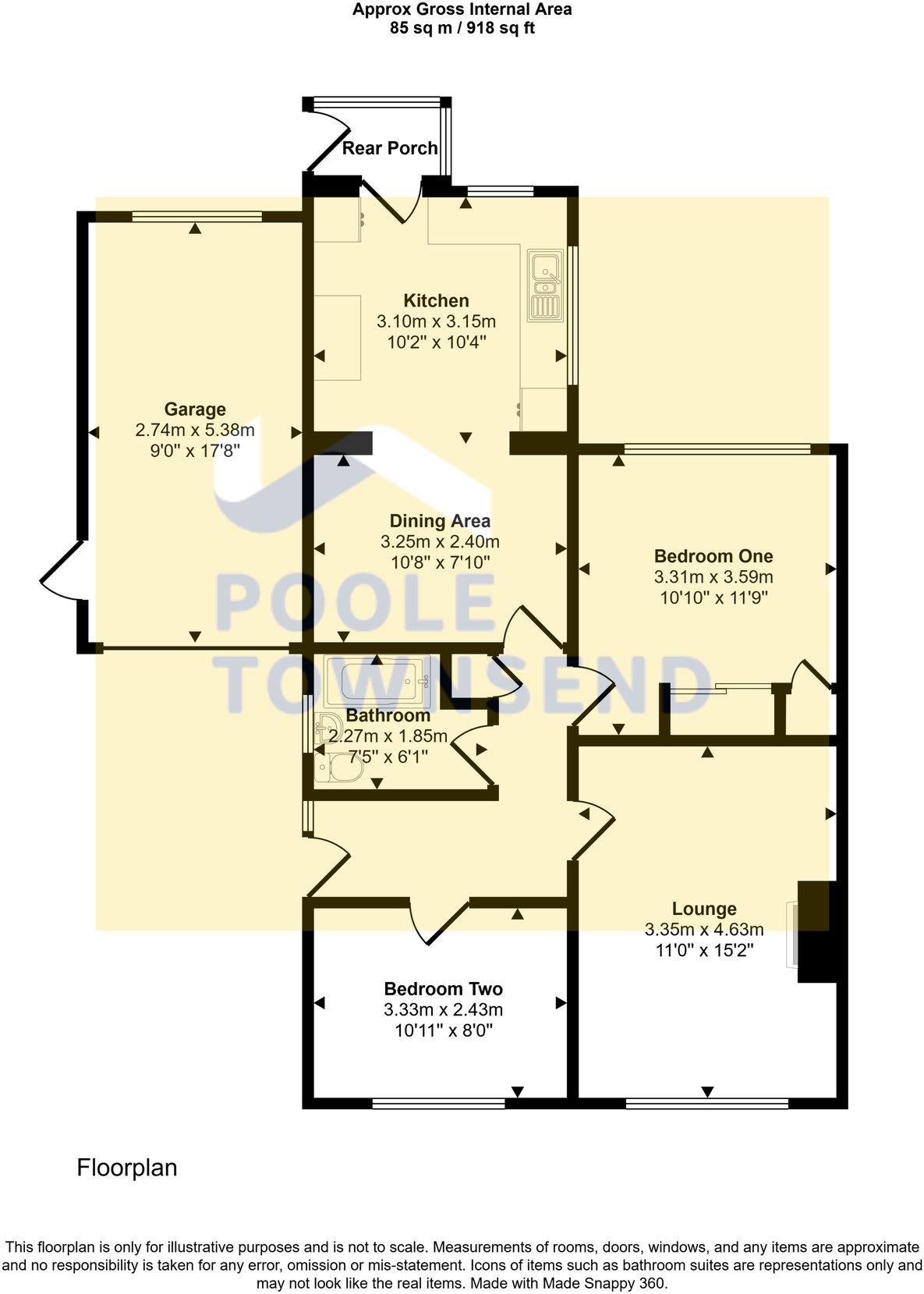 Lingmoor Rise, Kendal, LA9 7NP floorplan