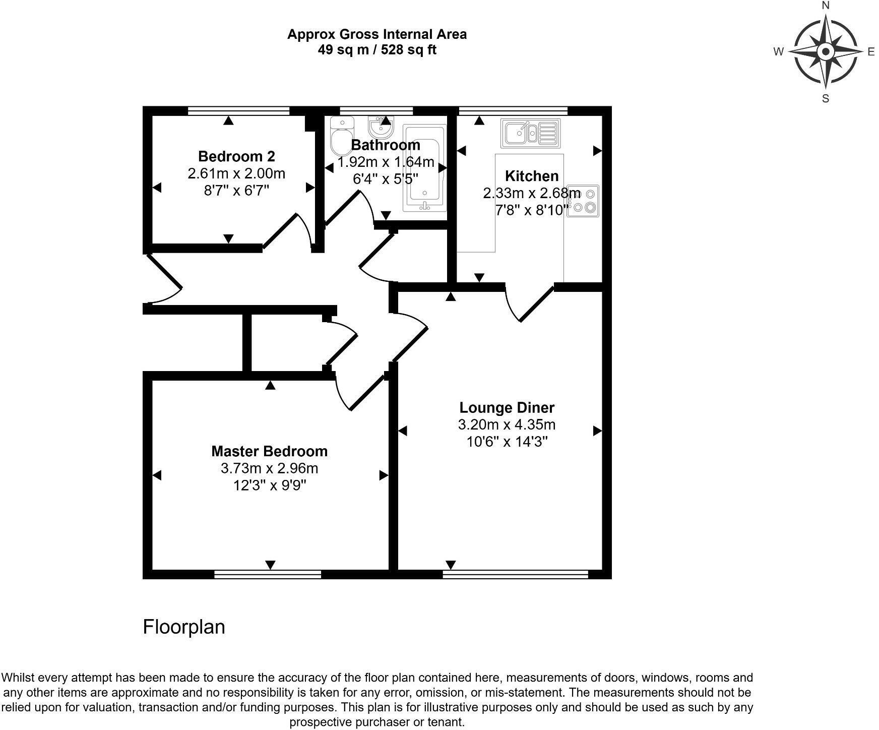 Combe Drive, Lemington, Newcastle Upon Tyne floorplan