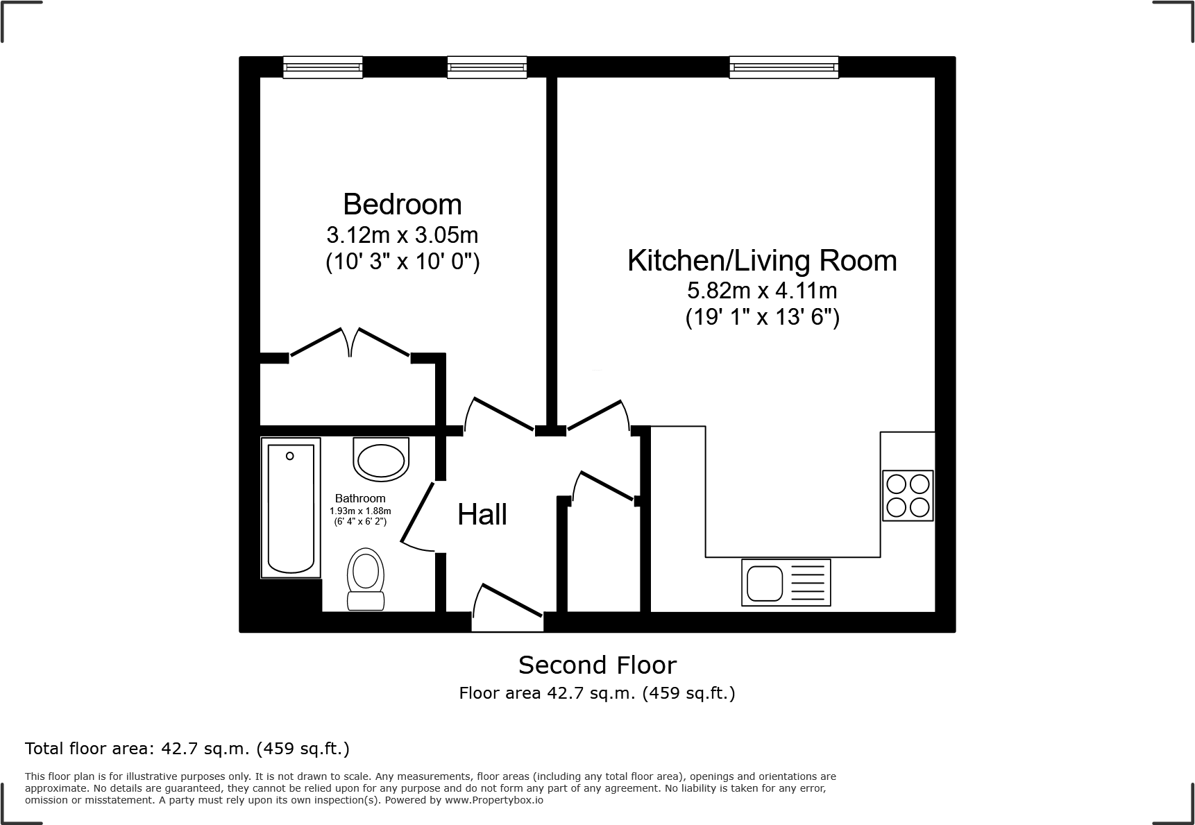 Bath Street, Cheltenham, Gloucestershire floorplan