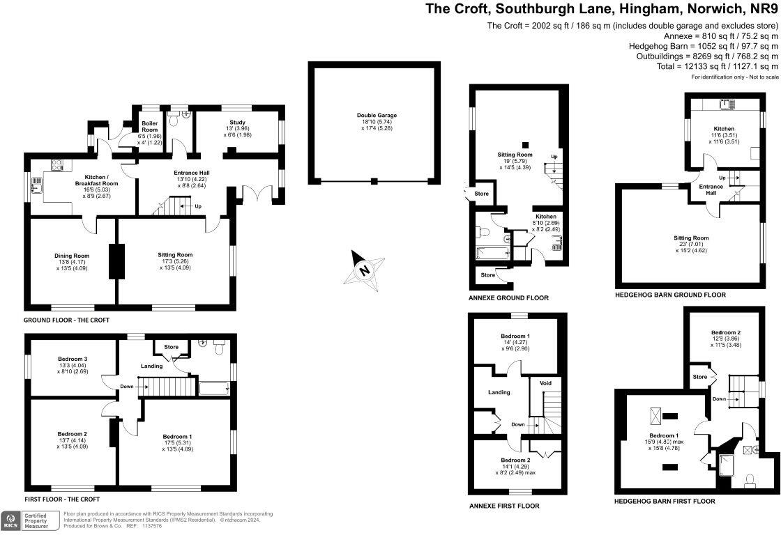 The Croft, Southburgh Lane, Hingham, Norwich, Norfolk, NR9 4PP floorplan