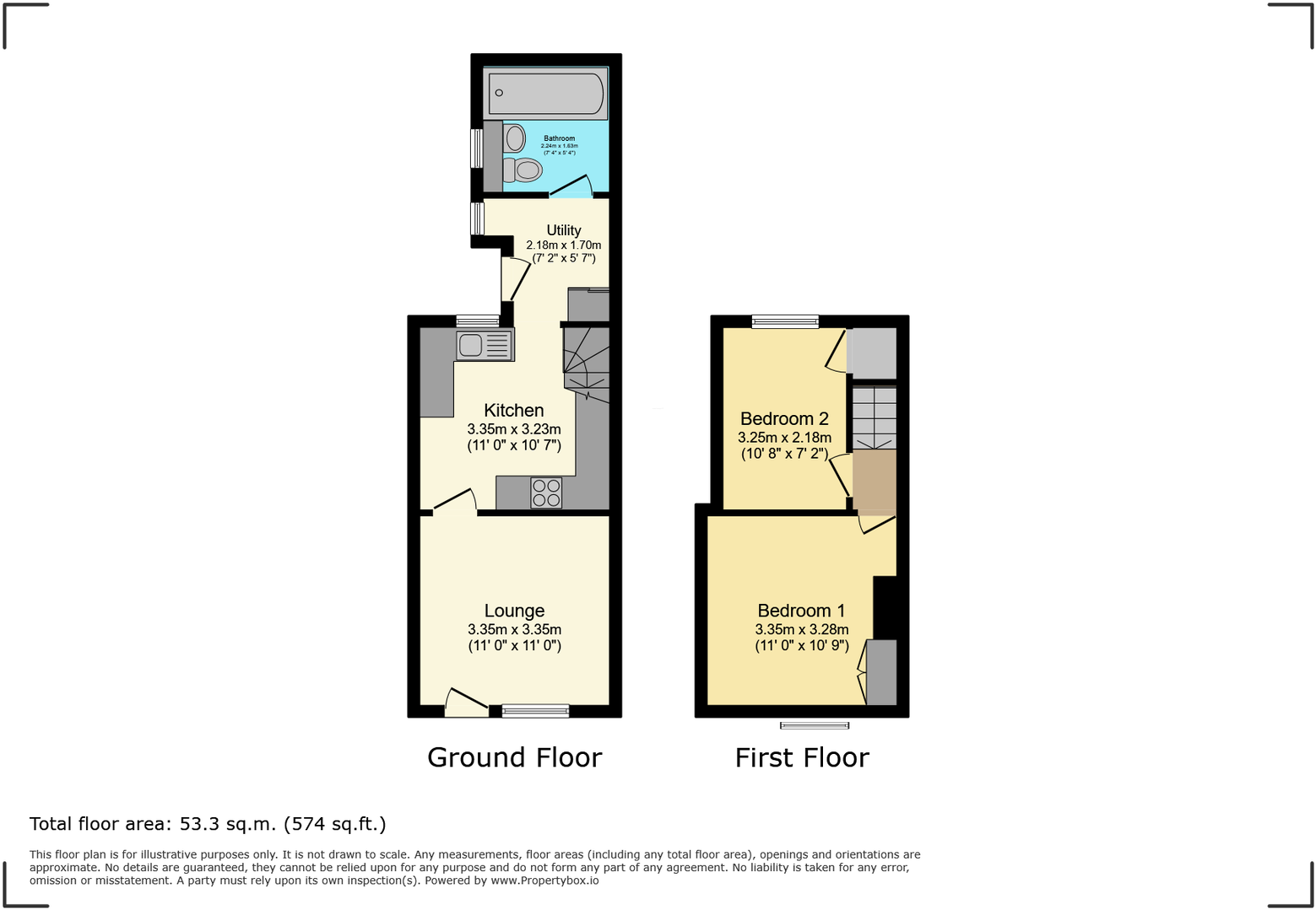 Ruby Street, York floorplan