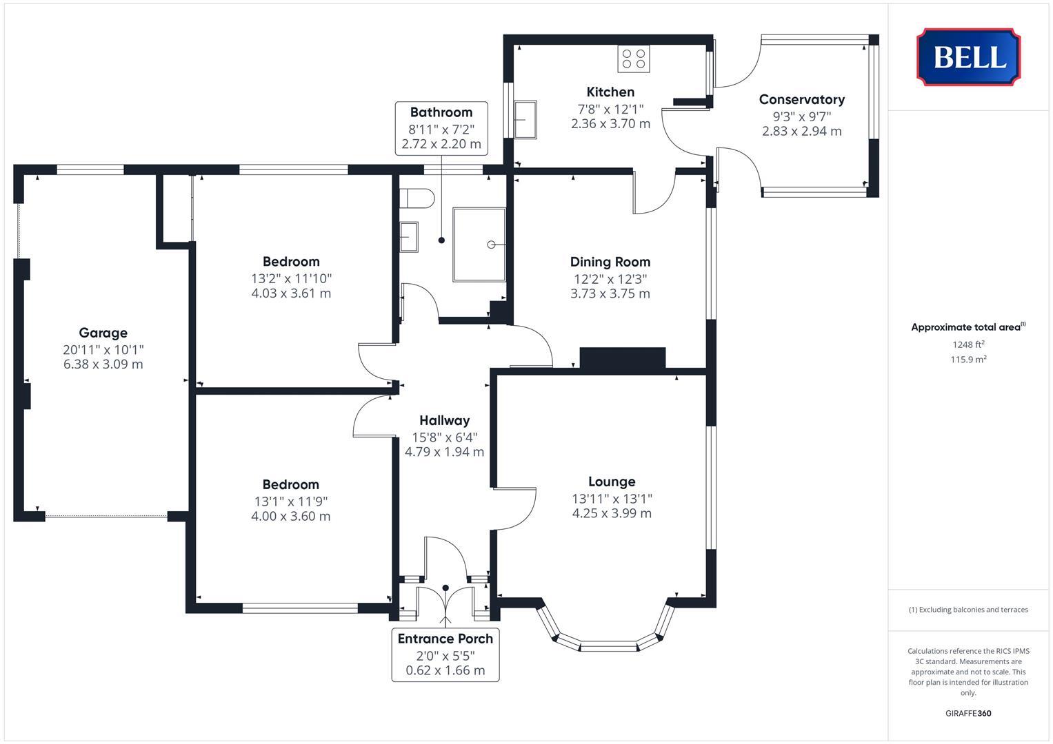 Westover, 5 Boston Road, Horncastle floorplan