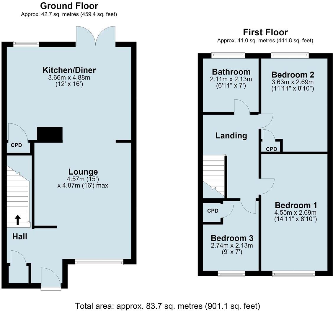 Admirals Way, Daventry, NN11 floorplan