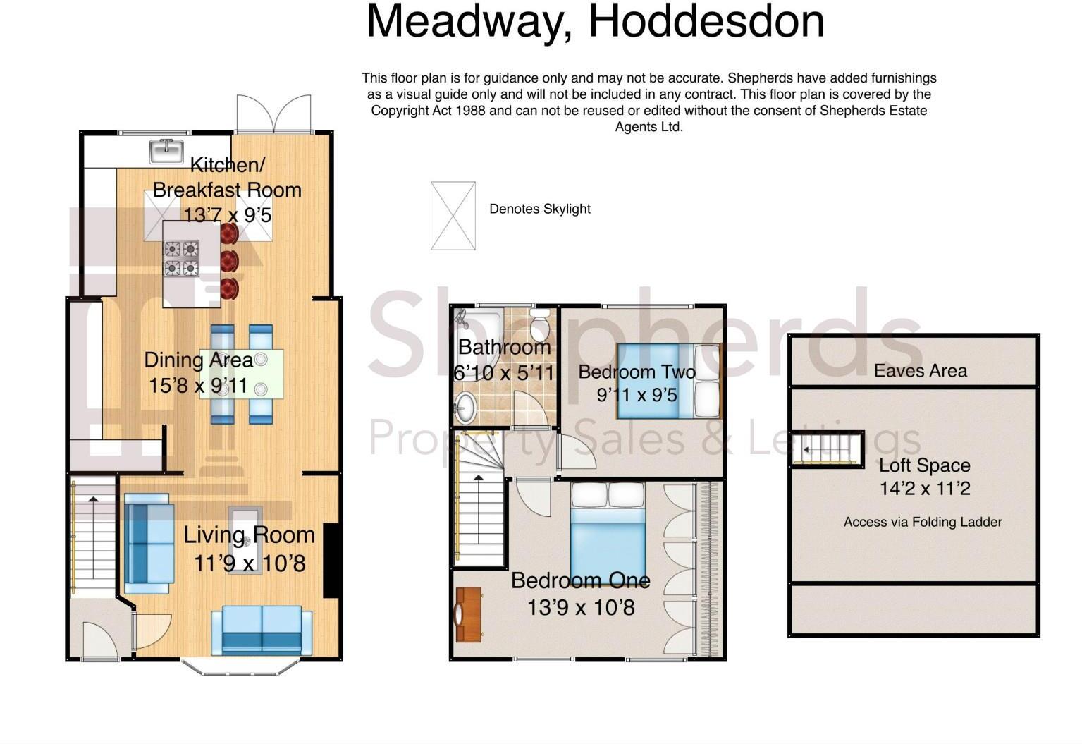 Meadway, Hoddesdon floorplan