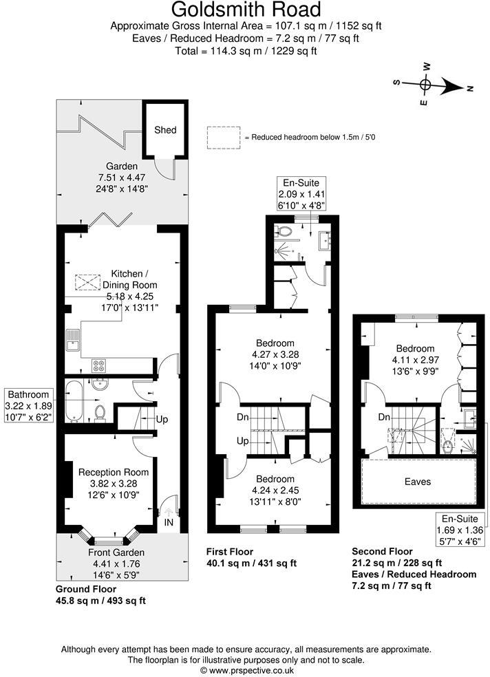 Goldsmith Road, W3 floorplan