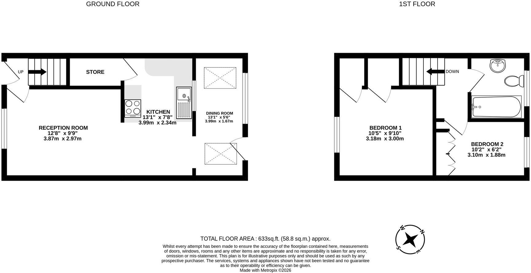 Portway Drive, High Wycombe, HP12 floorplan