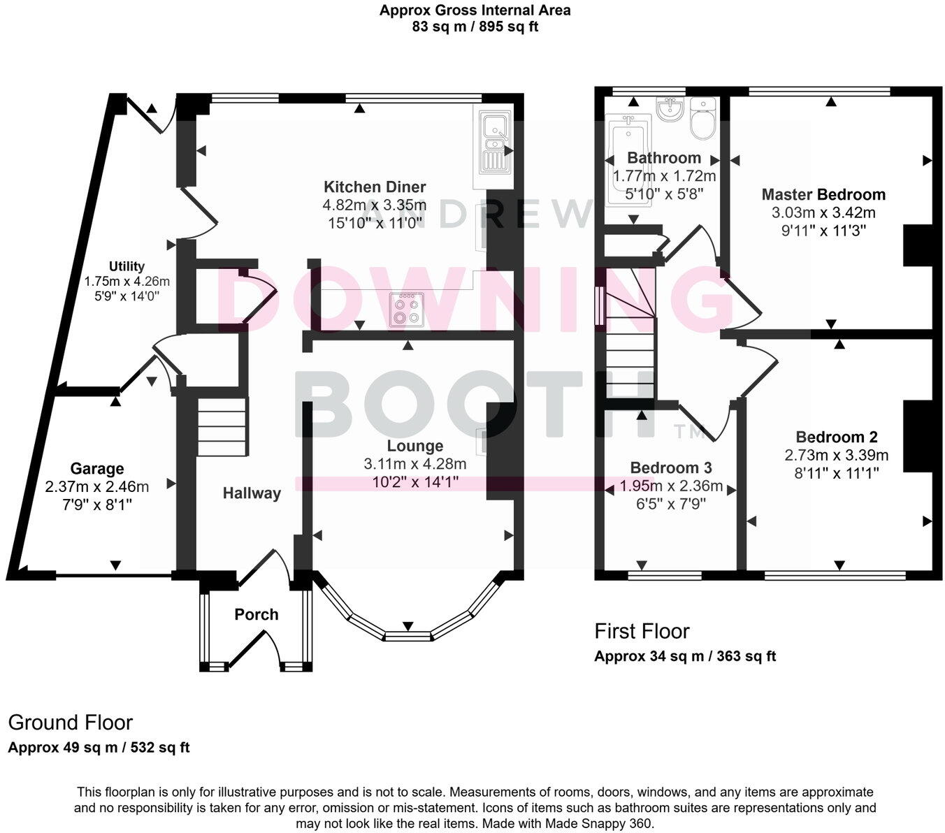 Westbrook Avenue, Aldridge, Walsall, WS9 0DA - No Upward Chain floorplan