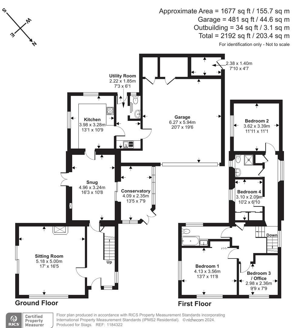 Lawhitton, Launceston floorplan